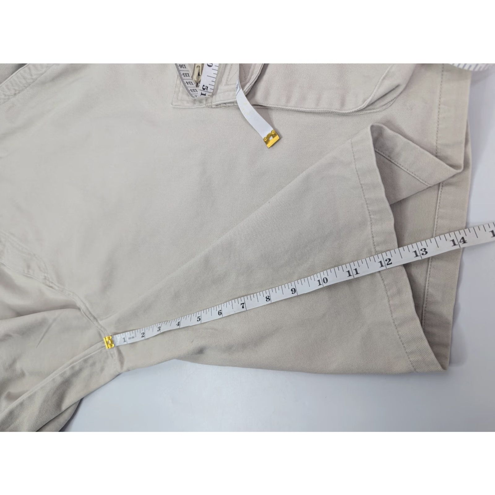 Anchor Blue VINTAGE Anchor Blue Cargo Shorts Zip Pocket Men's 40 Beige Skate Baggy Outdoors Y2K Size US 40 / EU 56 - 4 Thumbnail