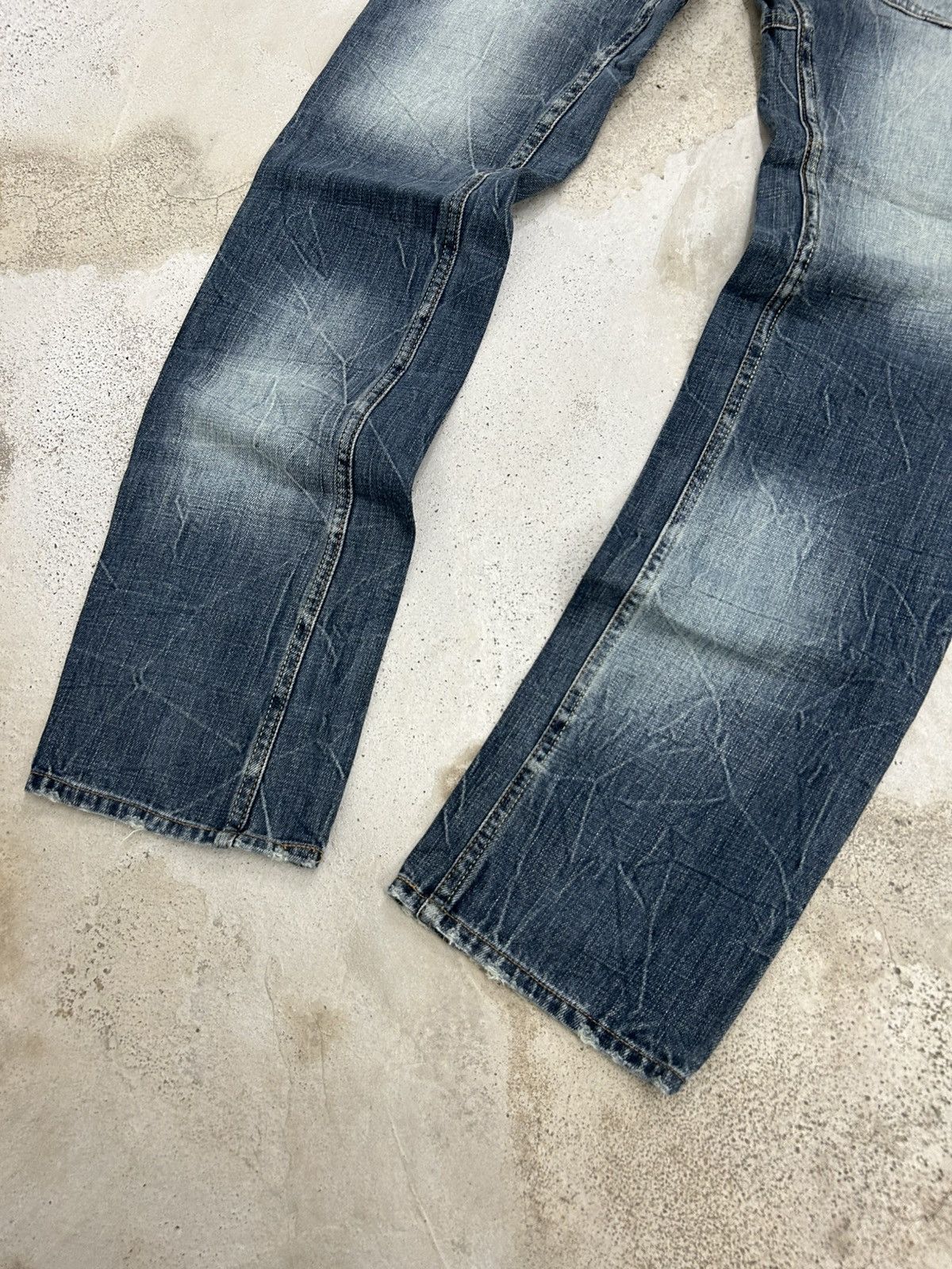 GOSTAR DE FUGA Memory Special Washed Black Clawn Marks Distressed Size US 30 / EU 46 - 15 Thumbnail