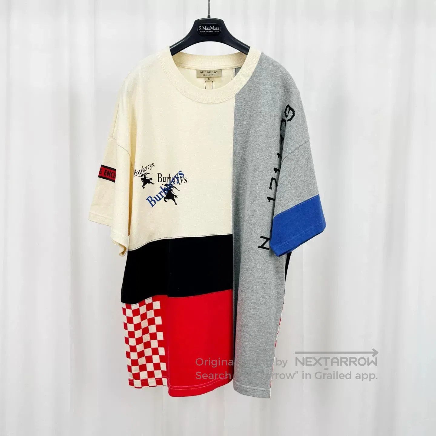 Burberry burberry color block short sleeve shirt. Size US XL / EU 56 / 4 - 1 Thumbnail