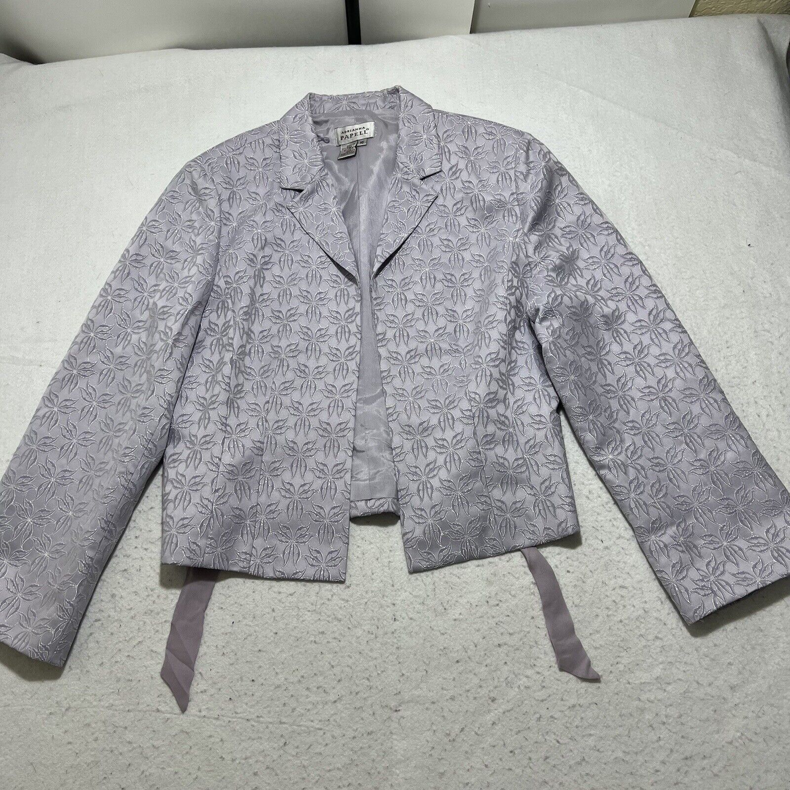 Adrianna Papell Adrianna Papell 16 Open Front Blazer Jacket Skirt Suit Set Size XXL / US 16-18 / IT 52-54 - 2 Thumbnail