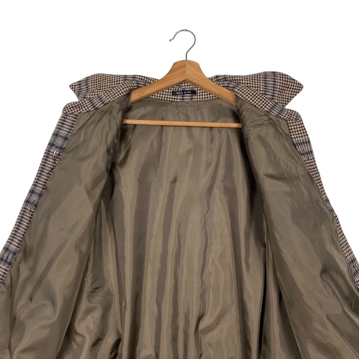 Japanese Brand ONE WAY Checked Button Casual Jacket #2129-C93 Size US M / EU 48-50 / 2 - 12 Thumbnail