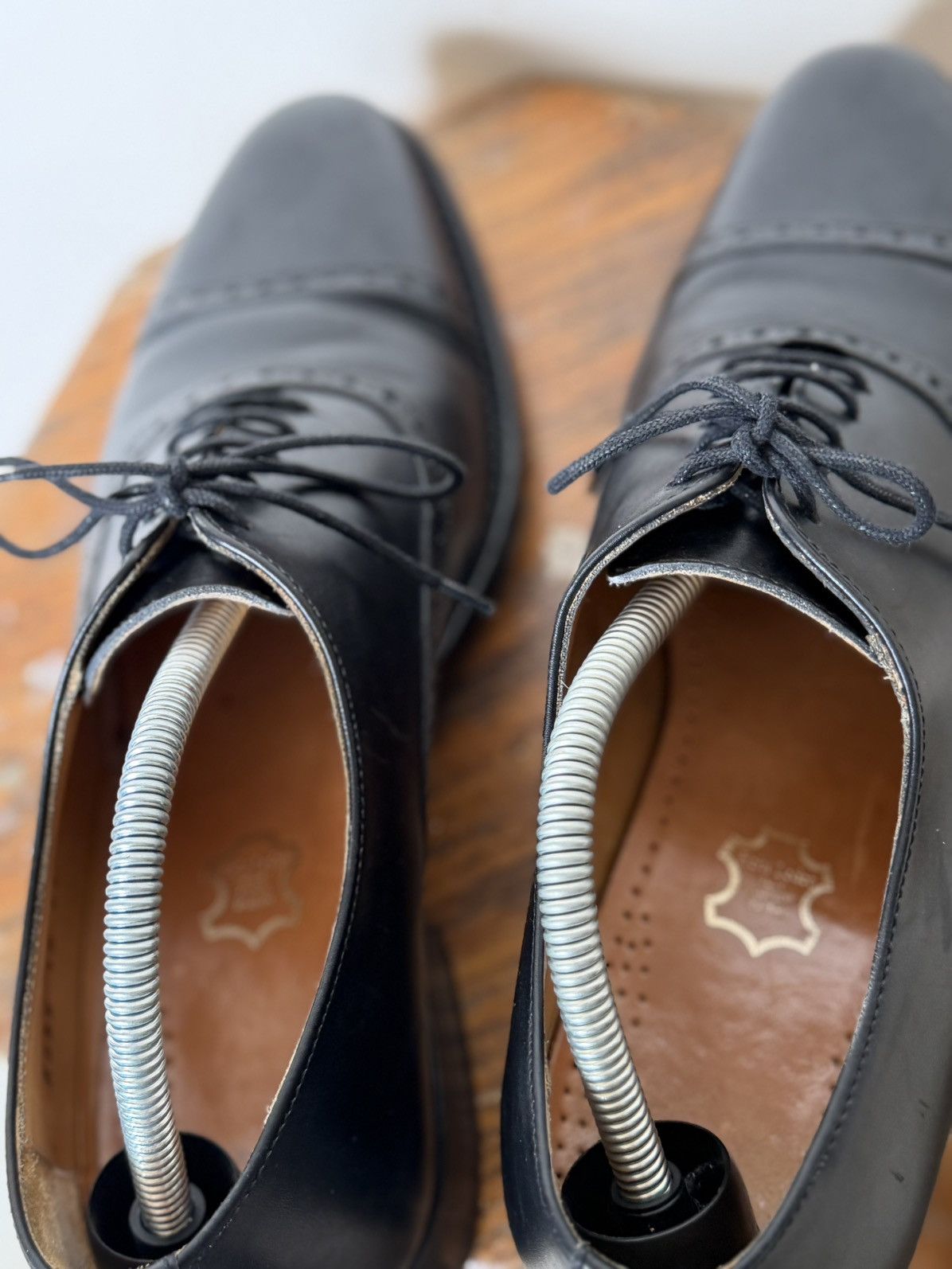 Vintage Vintage Classic Leather Black Shoes Sneakers Y2K guidi vibe Size US 8.5 / EU 41-42 - 9 Thumbnail
