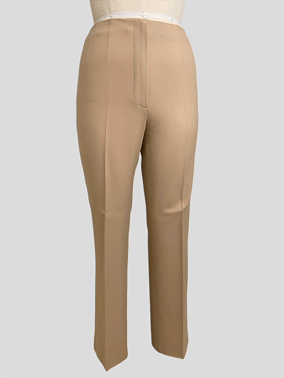 Piazza Sempione Camel color straight leg pants Size 30" / US 8 / IT 44 - 1 Thumbnail