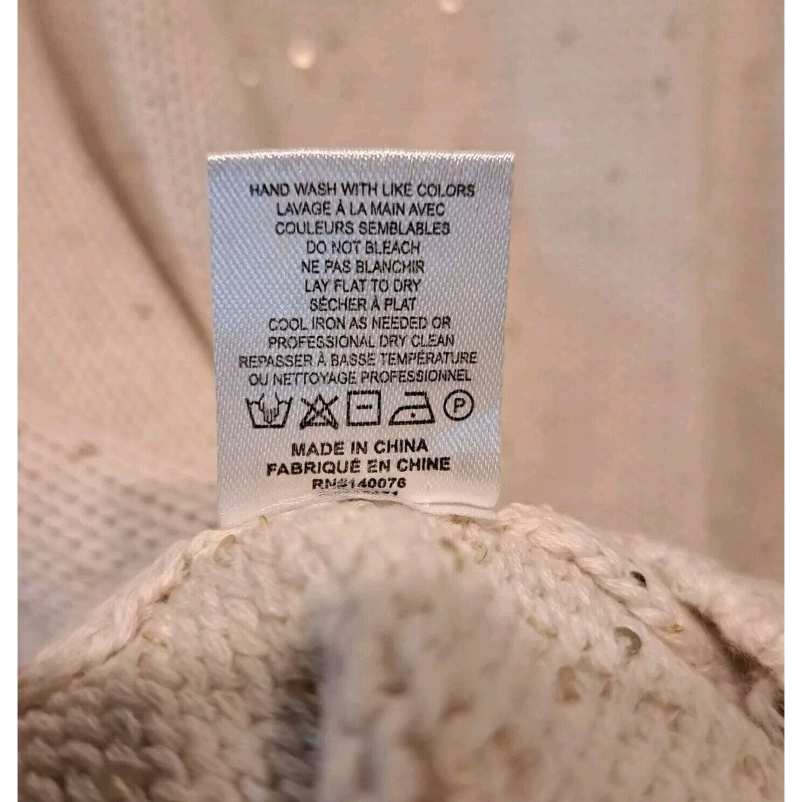 Generation Love GENERATION LOVE Viola Sequin Beige Sweater Dress Women's XL Size XL / US 12-14 / IT 48-50 - 11 Thumbnail