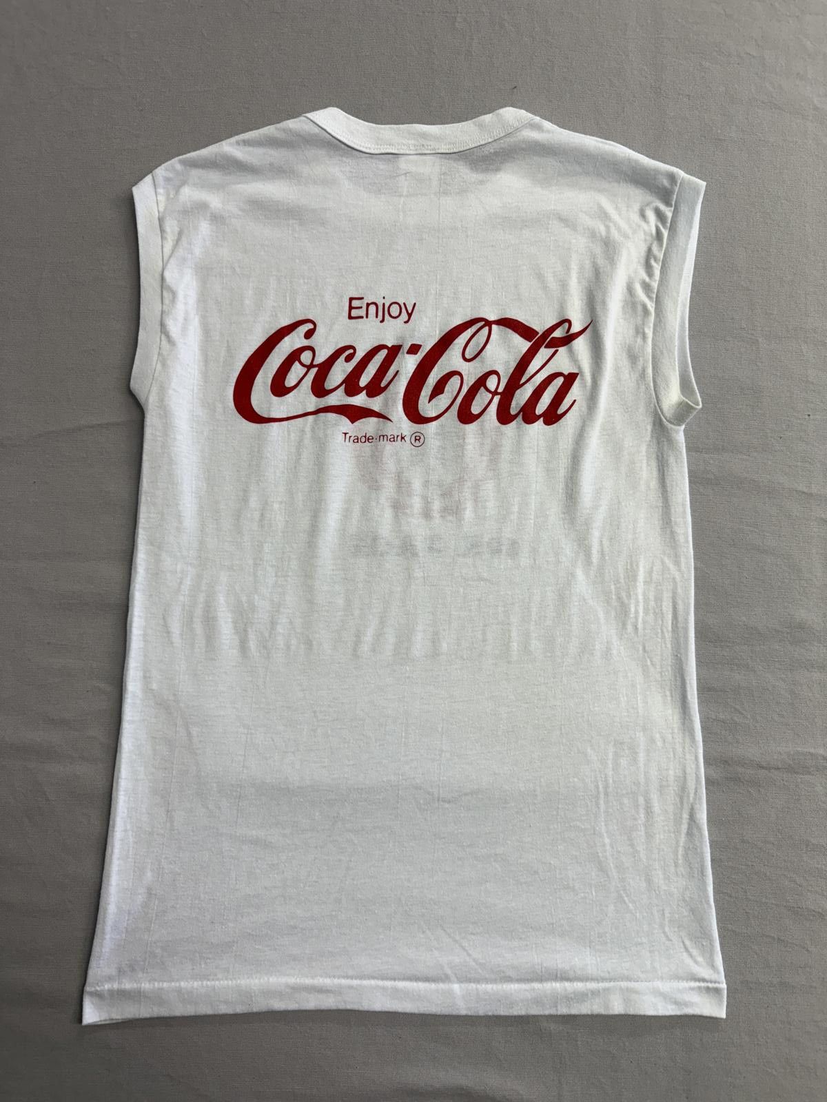 Whitehouse Cox Vintage Afram Sleeveless Tee 86 Expo 10K Race Coca Cola Ad Size US L / EU 52-54 / 3 - 2 Thumbnail