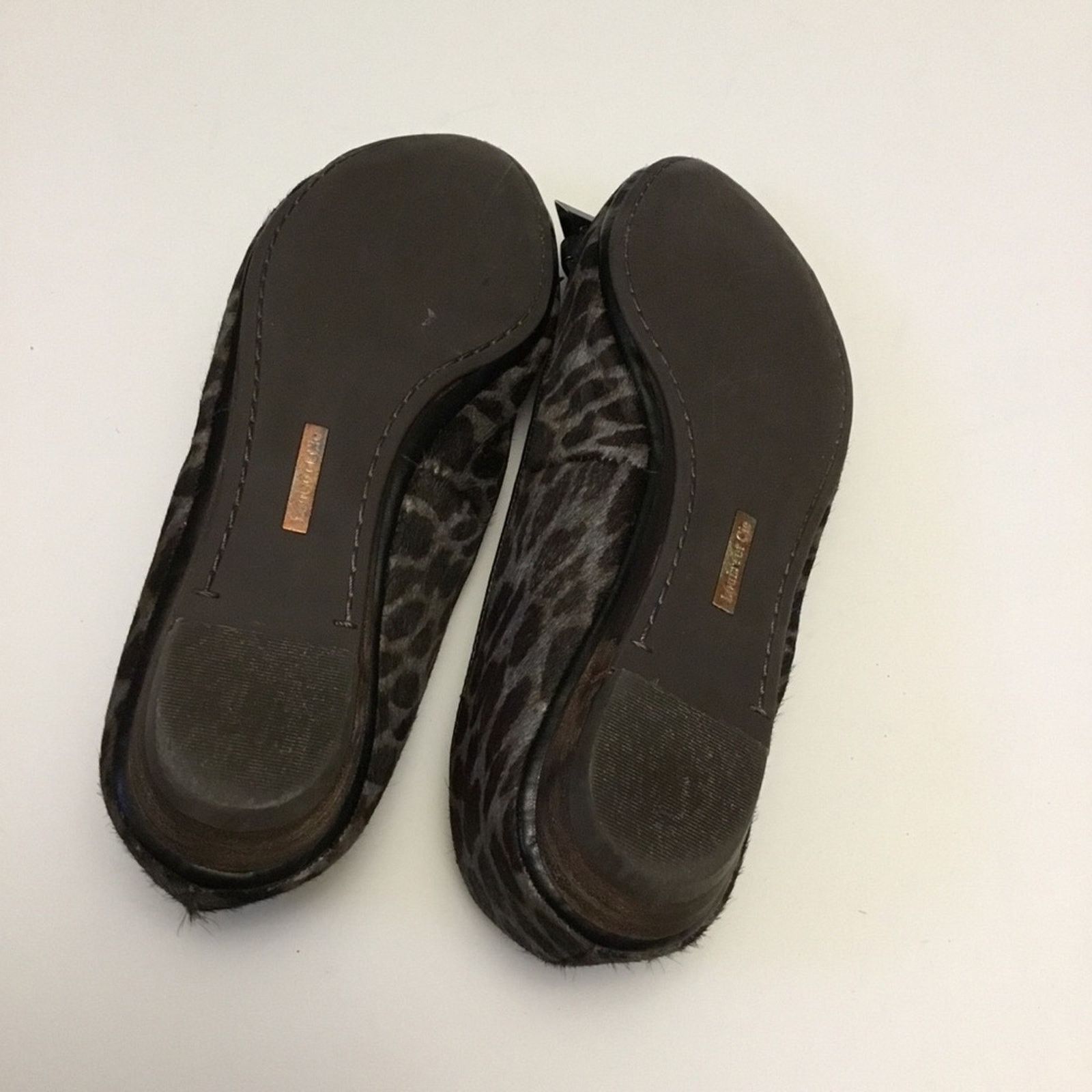 Other Louise et Cie Light Gray Zebra Pattern Flats Size US 7 / IT 37 - 4 Thumbnail