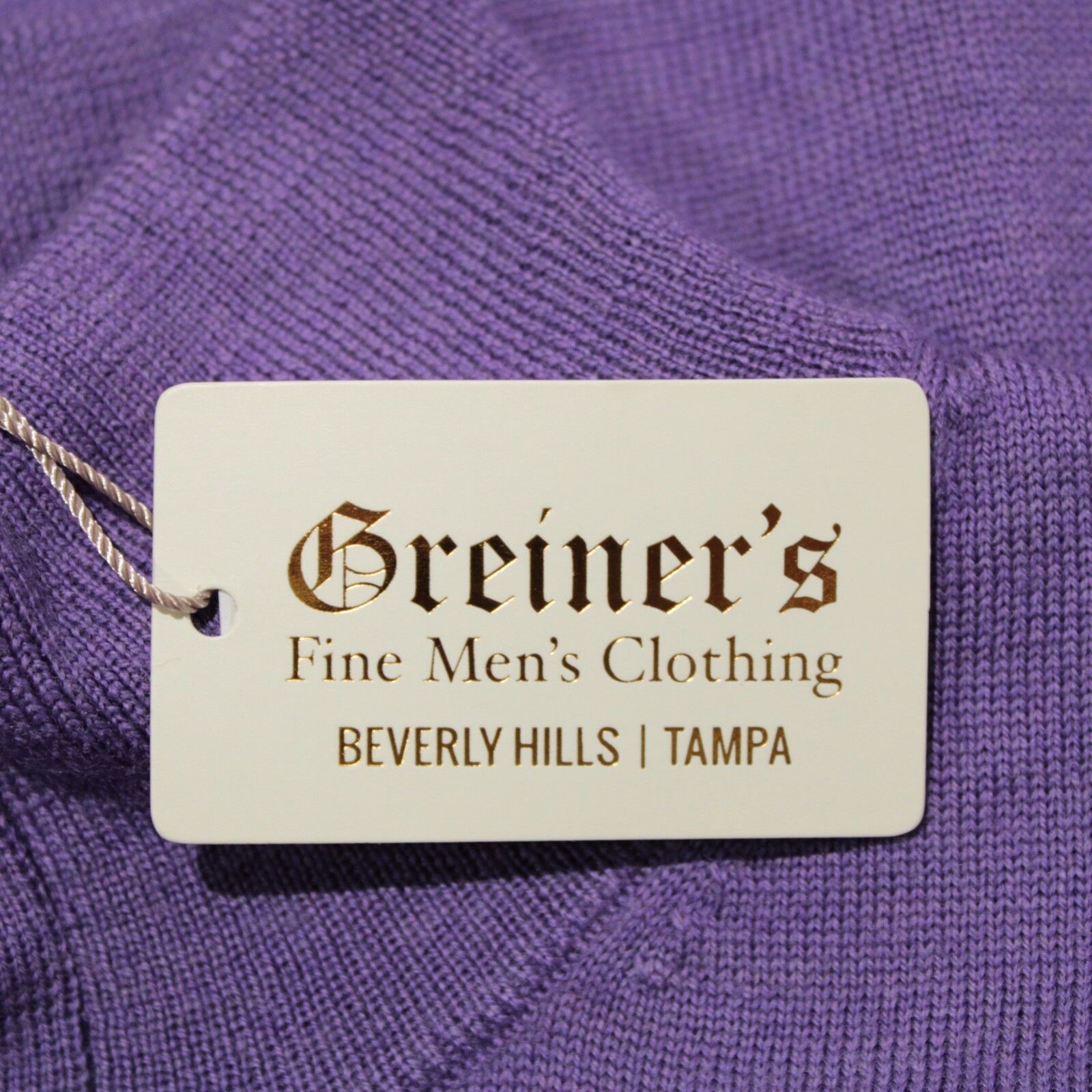 Scott Barber Scott Barber Sweater Size US L in Purple Size US L / EU 52-54 / 3 - 5 Thumbnail