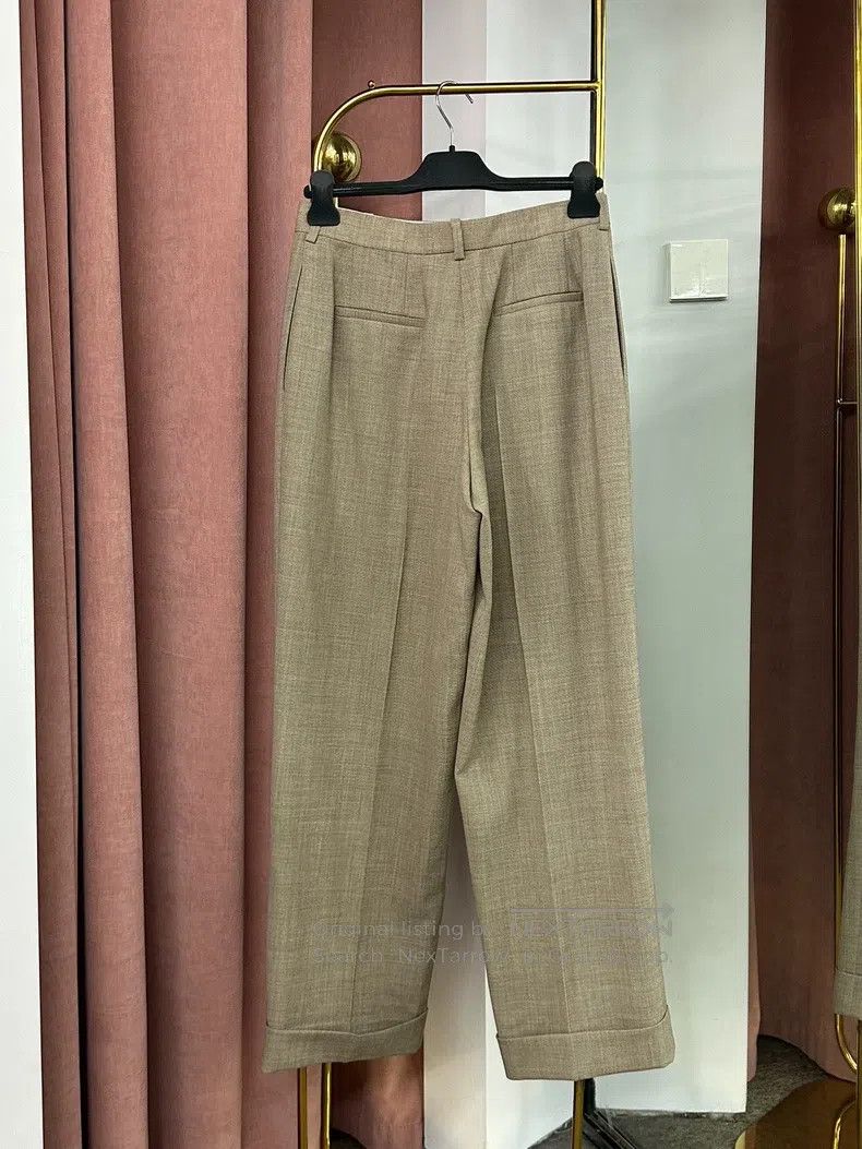 The Row The row size 0 Oatmeal Suit Pants Size 22" - 3 Thumbnail