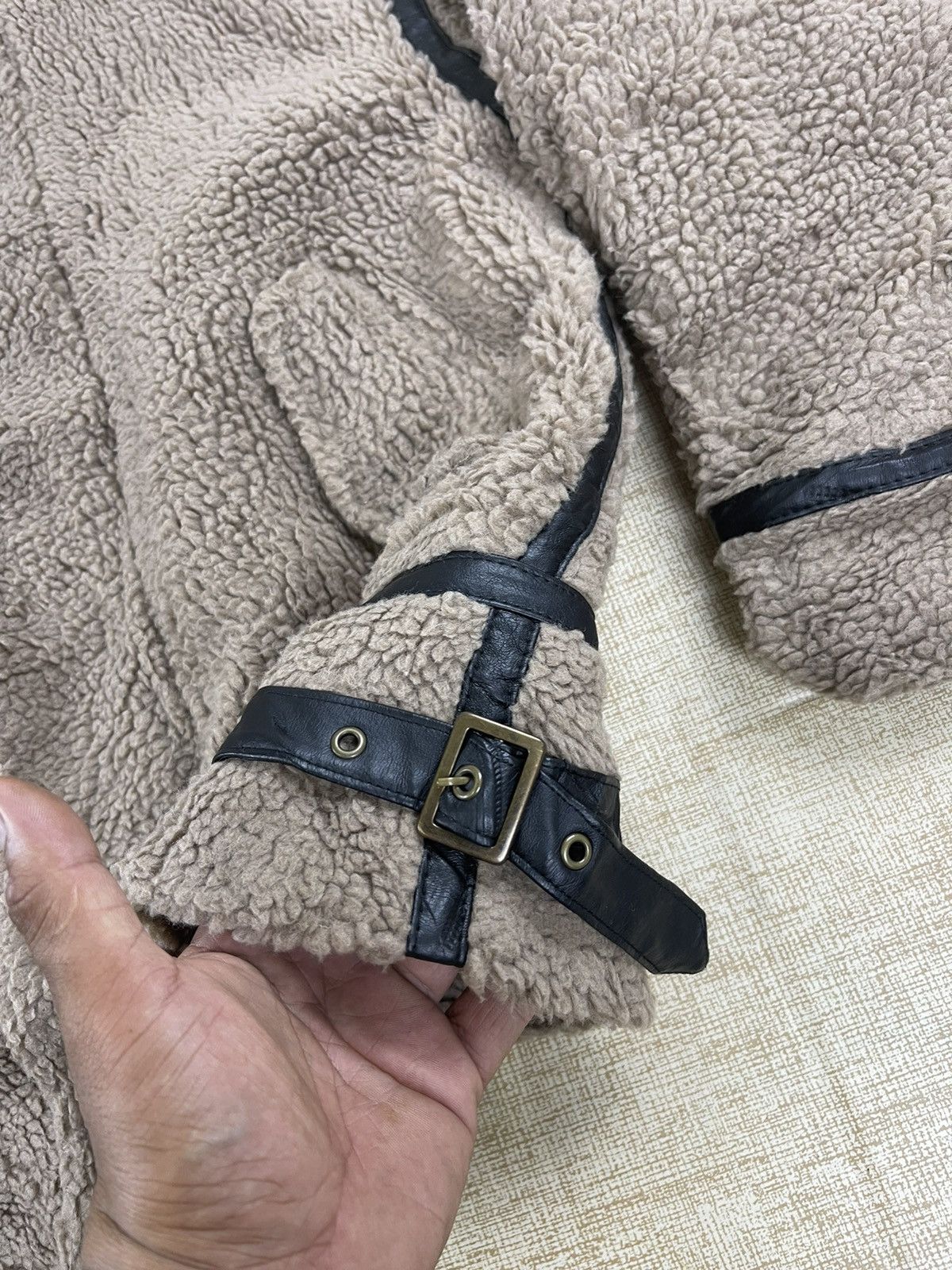 Japanese Brand × Vintage Vintage Japanese Brand B-3 Style Sherpa Jacket Size US M / EU 48-50 / 2 - 8 Thumbnail