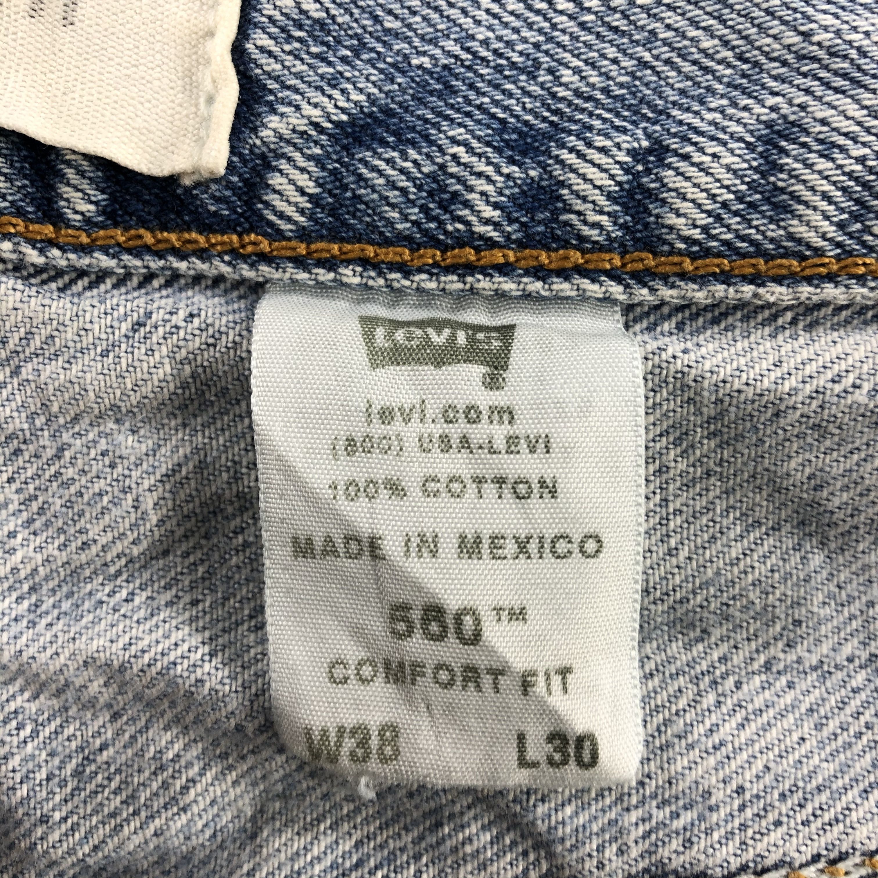 Levi's Vintage Light Wash Levis 560 Jeans- J1334 Size US 38 / EU 54 - 10 Thumbnail