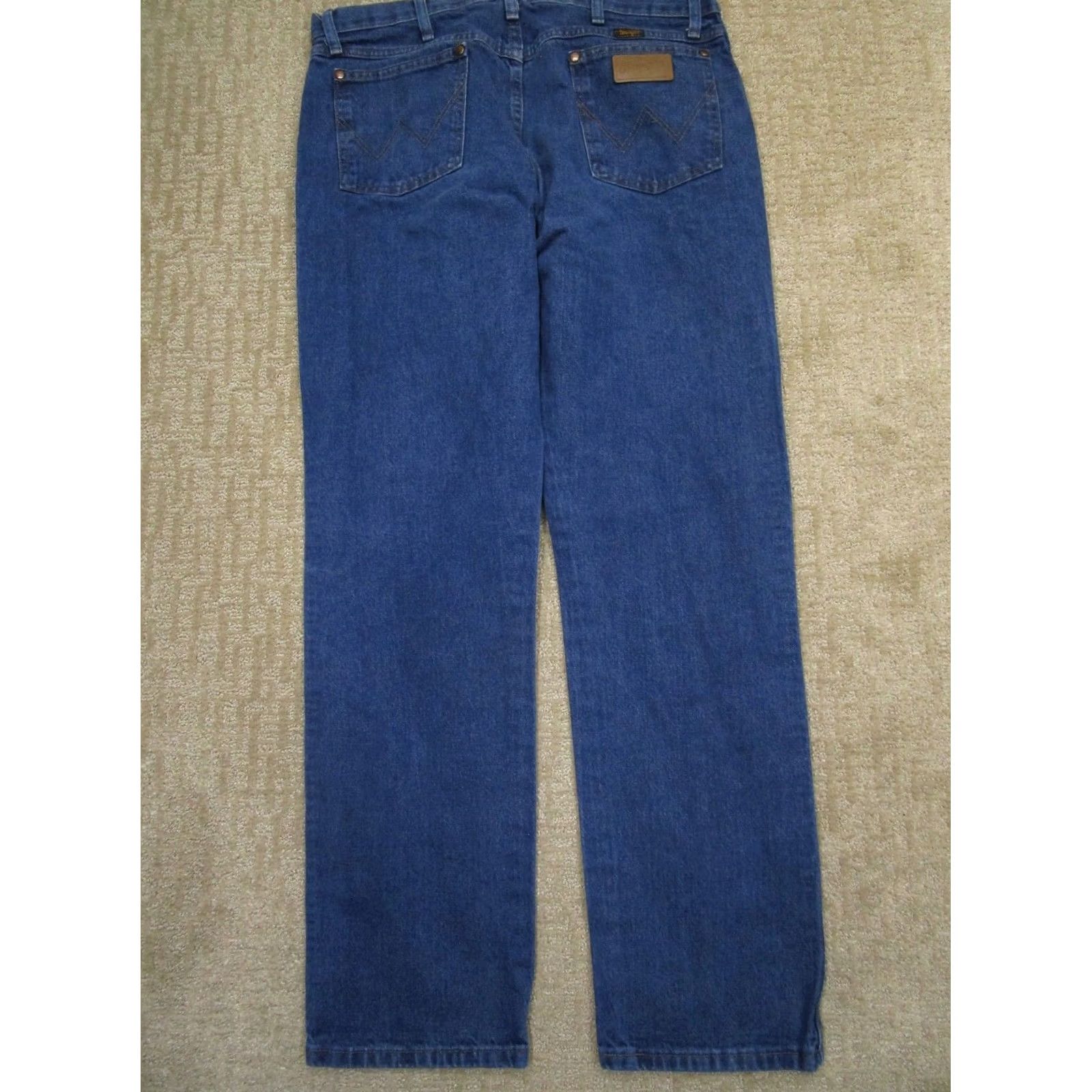 Wrangler Wrangler Jeans Men 38x34 Blue Cowboy Cut Original Fit Western Pants Dark Wash Jeans Size US 38 / EU 54 - 3 Thumbnail