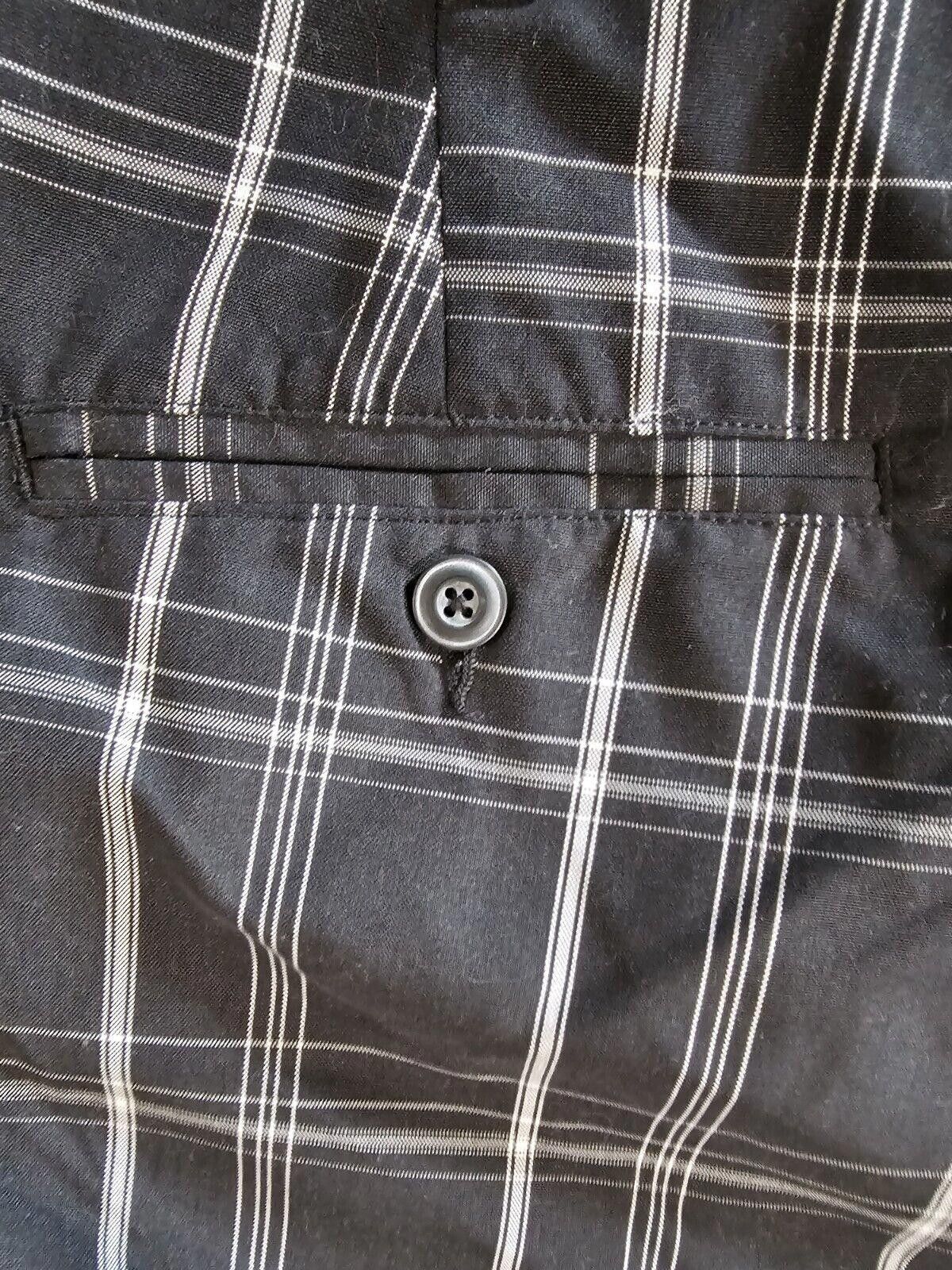 Designer Champions Tour Golf Shorts Mens Size 42 Black Plaid Pockets Size US 42 / EU 58 - 6 Thumbnail