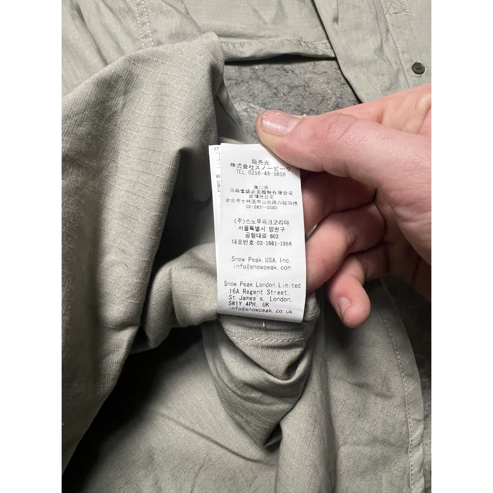 Snow Peak Snow Peak Pullover Taking Grade Smock Gray Takibi Grade XL Size US XL / EU 56 / 4 - 7 Thumbnail