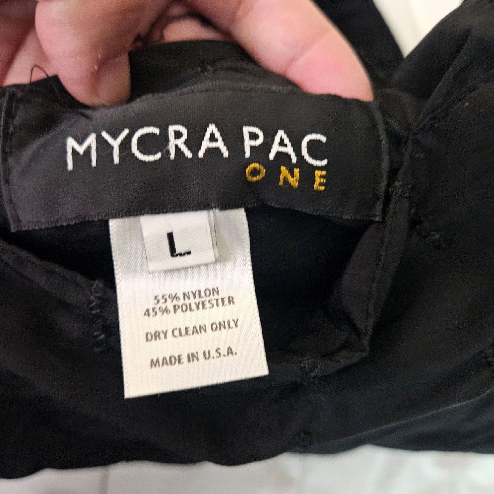 Vintage Mycra Pac Women's Vest Full Zip Embroidered Black L Sportswear Outdoor Casual Front Zip Vest Size L / US 10 / IT 46 - 5 Thumbnail