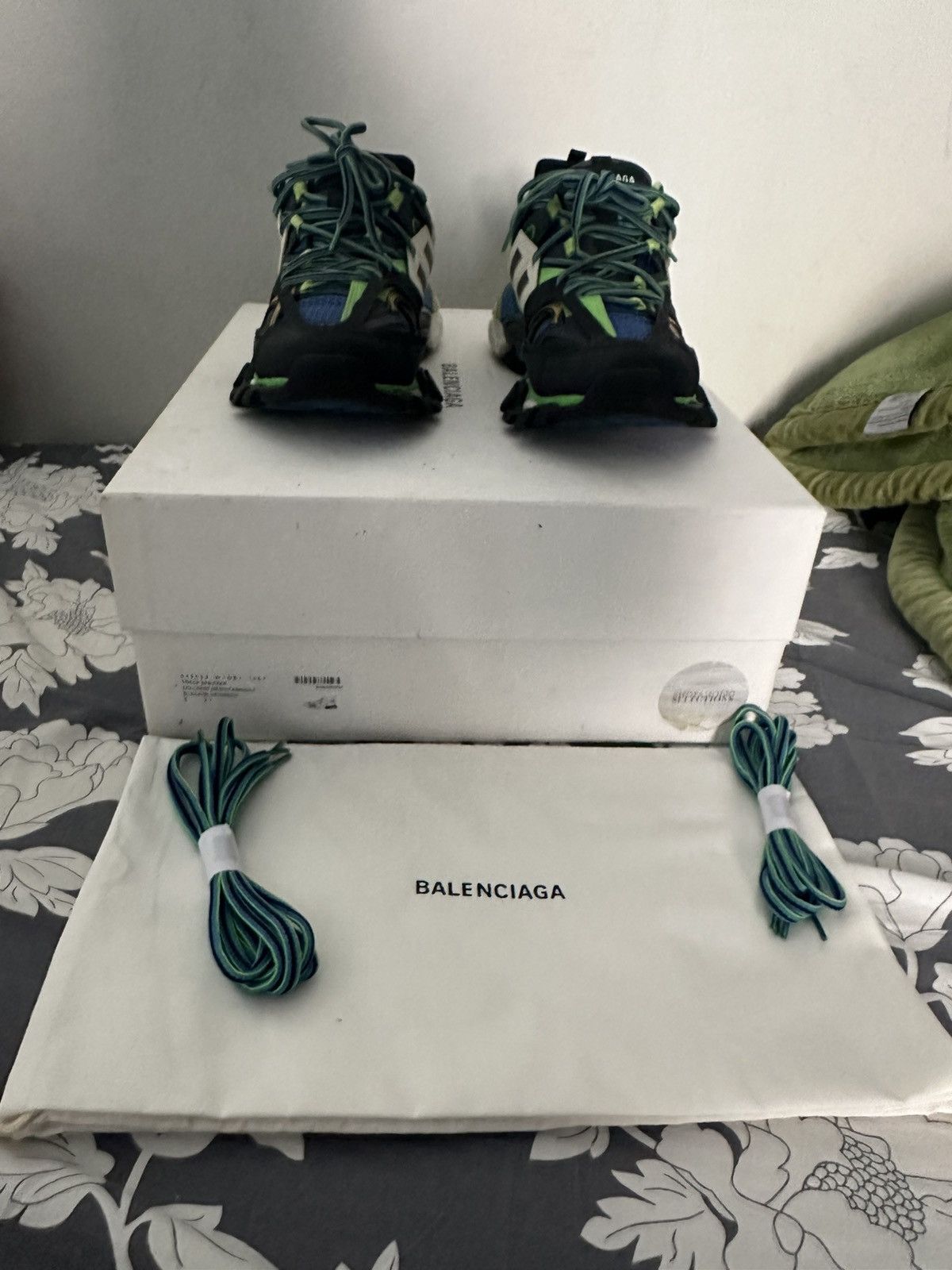 Balenciaga Balenciaga Track Sneaker 'Black Blue' Size US 8 / EU 41 - 16 Thumbnail