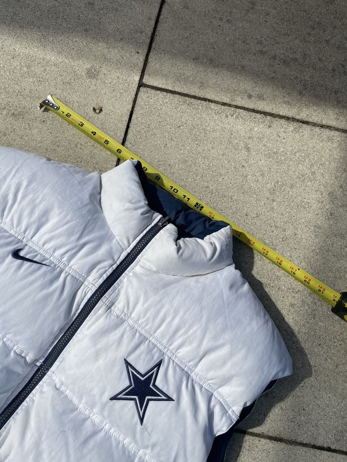 Nike 🌟 Reversable Y2K NFL Dallas Cowboys Puffer Vest 🌟 Size US L / EU 52-54 / 3 - 12 Thumbnail