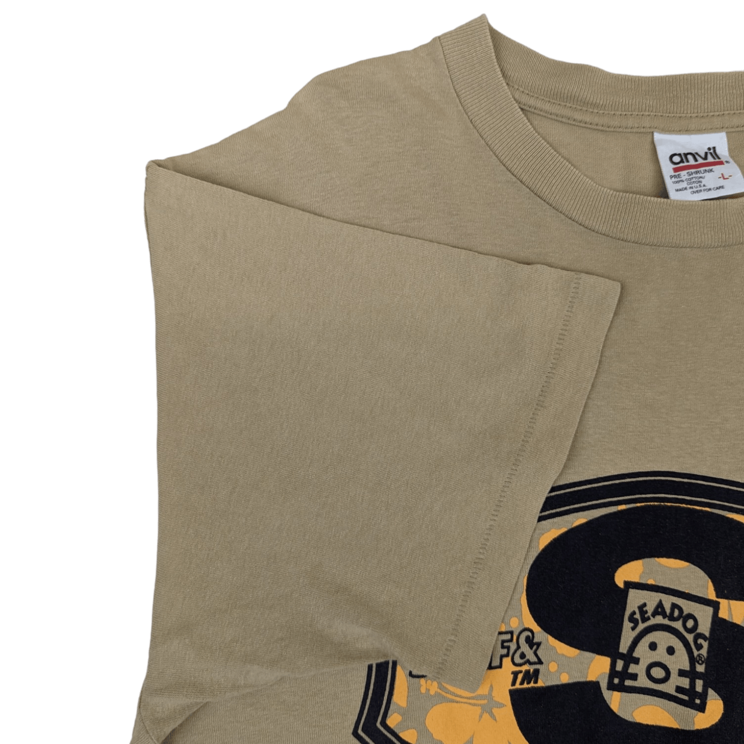 Anvil Vintage SEA DOG SURF Box Logo T-Shirt Single Stitches Tee Size US L / EU 52-54 / 3 - 7 Thumbnail