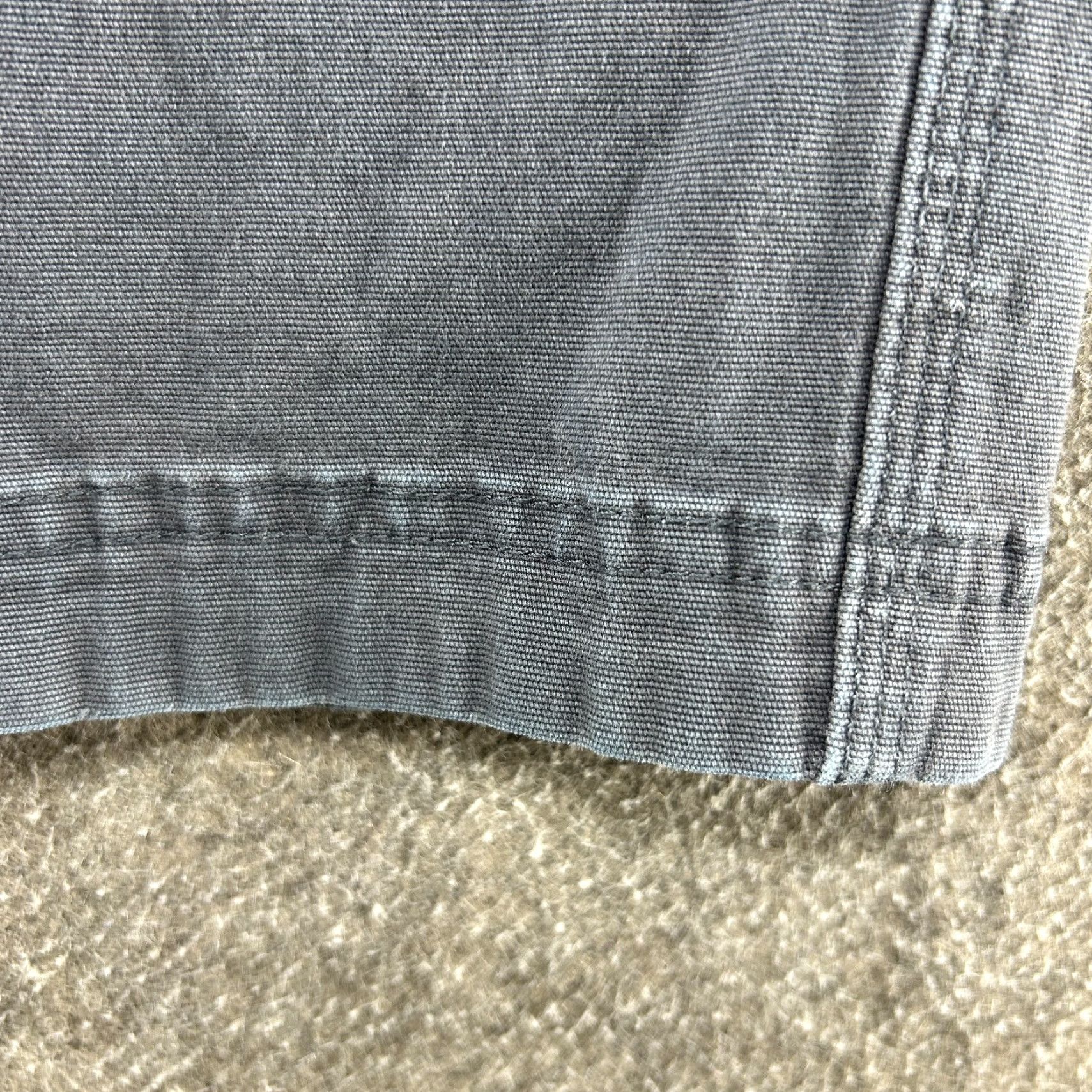 Vintage Duluth Pants Men Casual Workwear Cargo Flat Front Relaxed Straight Gray 34x30 Cotton Canvas Pockets Logo Zipper Vintage No Size US 34 / EU 50 - 4 Thumbnail