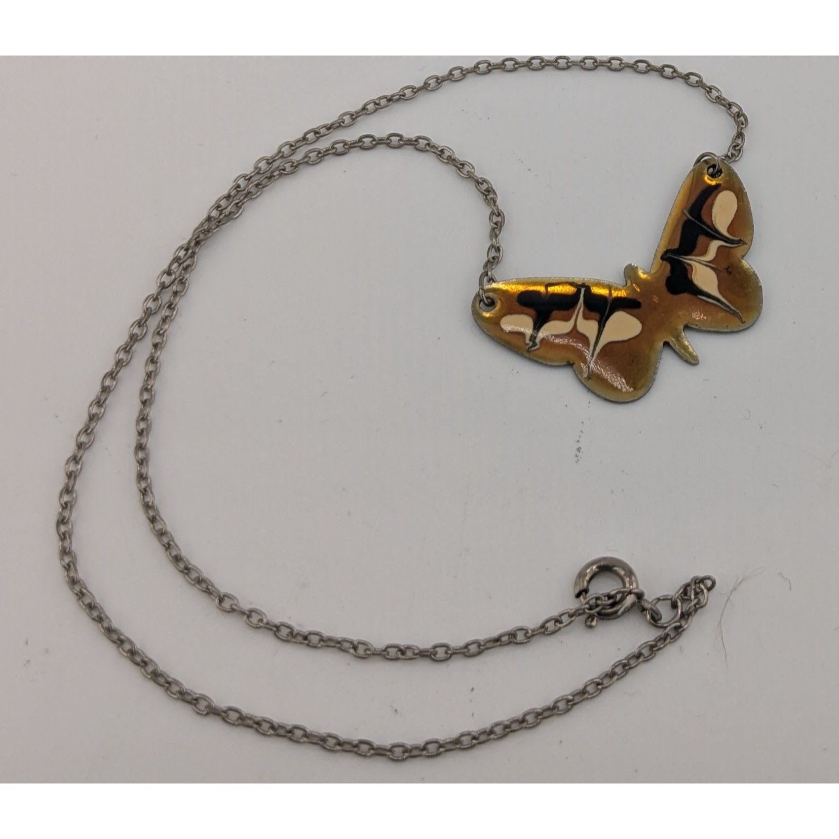 Other Fairycore Butterfly Pendant Necklace Stainless Steel With En Size ONE SIZE - 7 Thumbnail