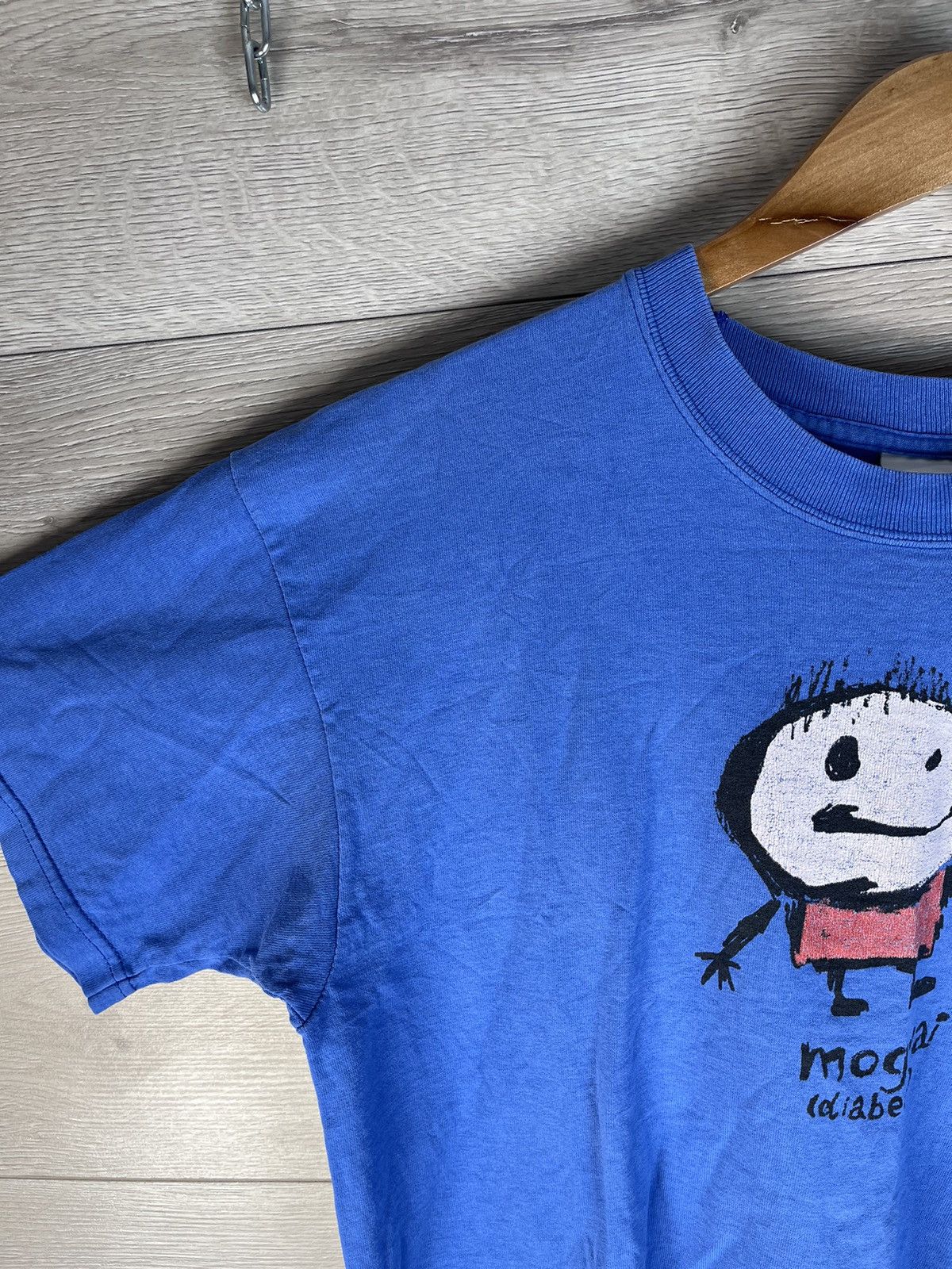 Fruit Of The Loom Vintage men's t-shirt Merch Mogwai diabetic Made in Ireland Size US L / EU 52-54 / 3 - 3 Thumbnail