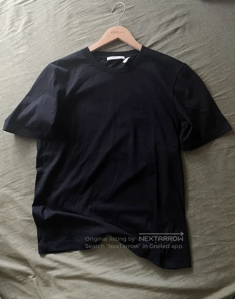 Helmut Lang HELMUT LANG Black Embroidered Logo Men's T-Shirt Size US S / EU 44-46 / 1 - 5 Thumbnail