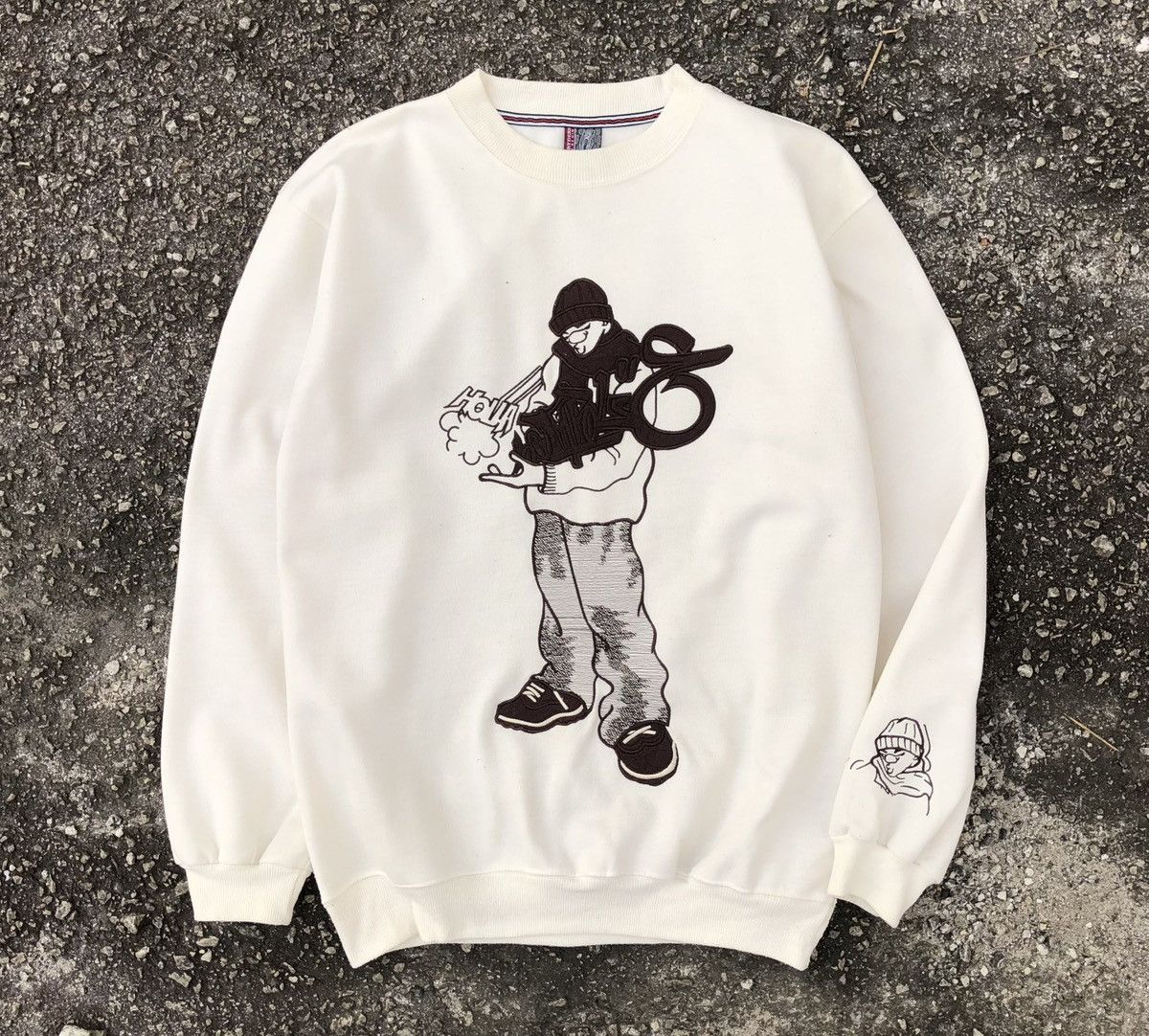 Ruff Ryders Ruff Ryders Dirty Denim Graphic Design Sweatshirt Size US L / EU 52-54 / 3 - 2 Thumbnail