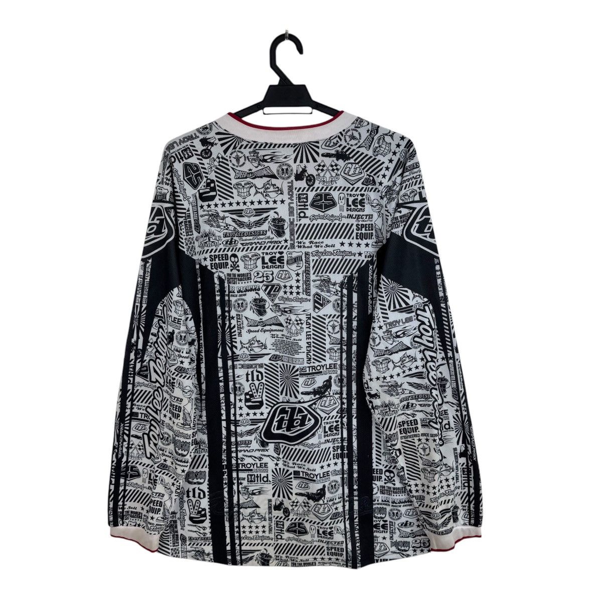 Vintage All Over Print Troy Lee Designs Long Sleeve Jersey Size US XL / EU 56 / 4 - 2 Thumbnail