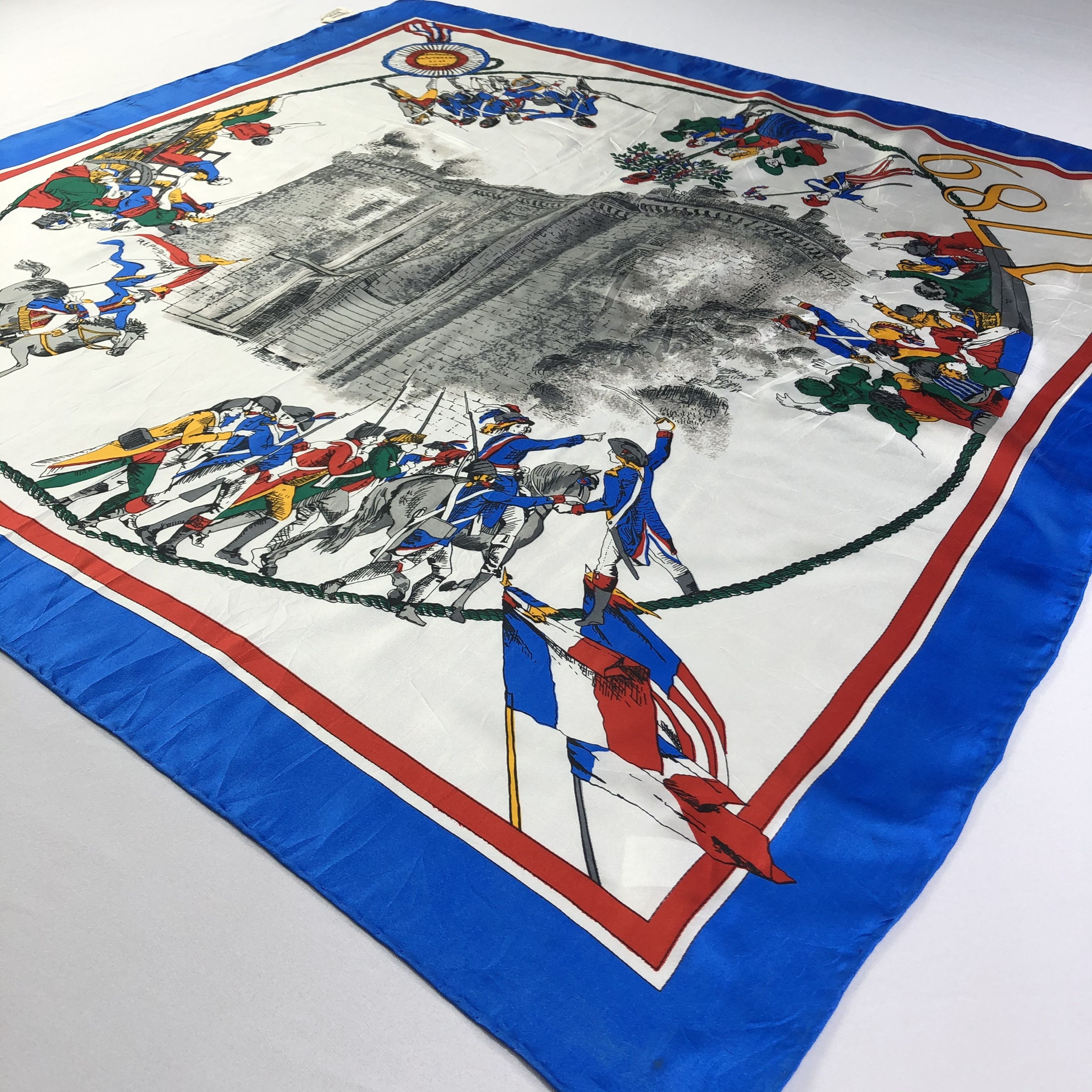 Vintage Vintage Christian Breton Silk Scarf Size ONE SIZE - 4 Thumbnail