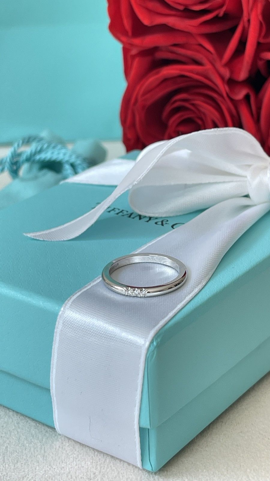 Tiffany & Co. TIFFANY & CO. FOREVER WEDDING BAND RING IN PLATINUM 5 $1850 Size ONE SIZE - 2 Thumbnail