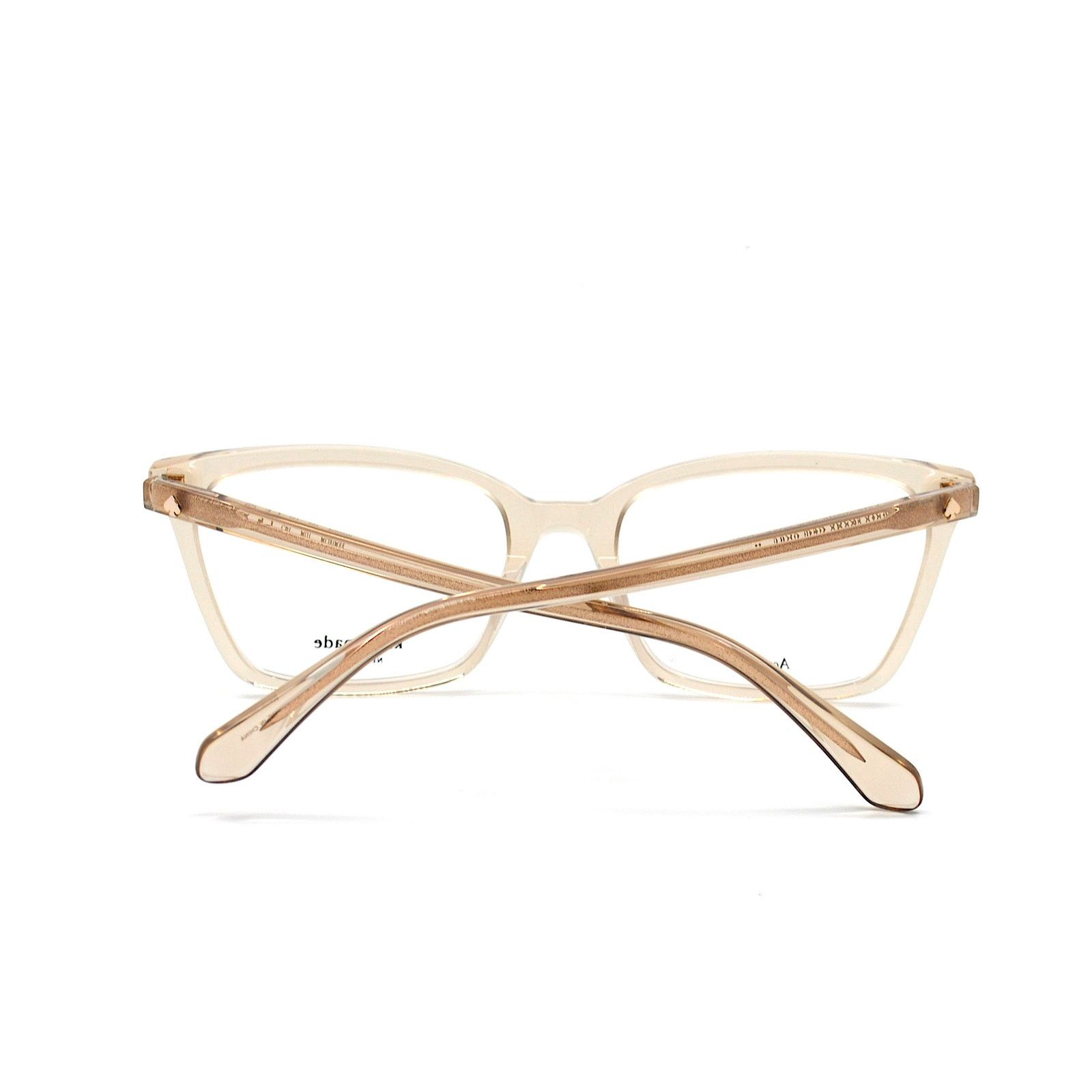 Kate Spade NEW KATE SPADE WANDA 10A TRANSPARENT PEACH EYEGLASSES FRAME Size ONE SIZE - 9 Thumbnail