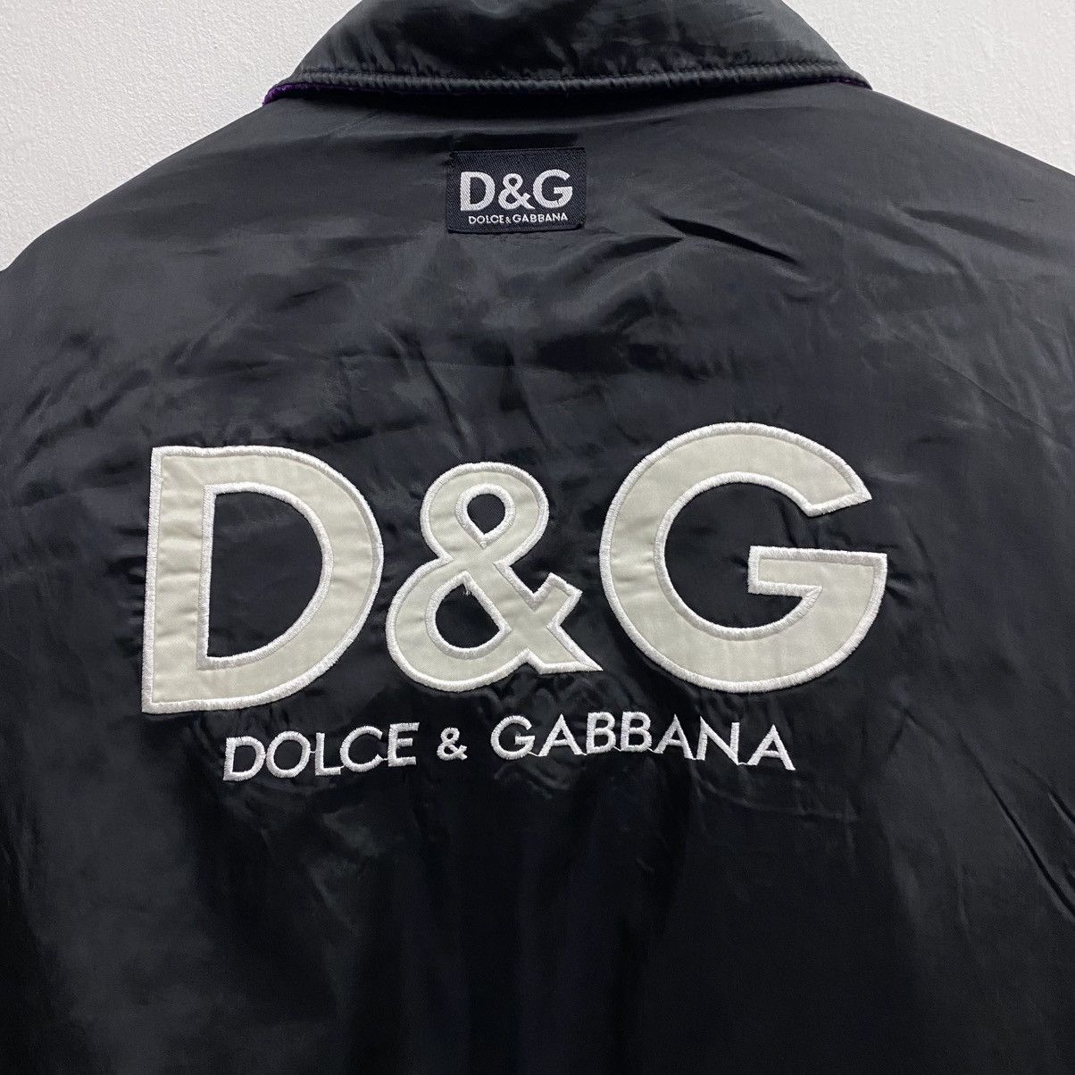 Dolce & Gabbana Vintage Dolce & Gabbana Reversible Fleece Jacket Size US XL / EU 56 / 4 - 10 Thumbnail