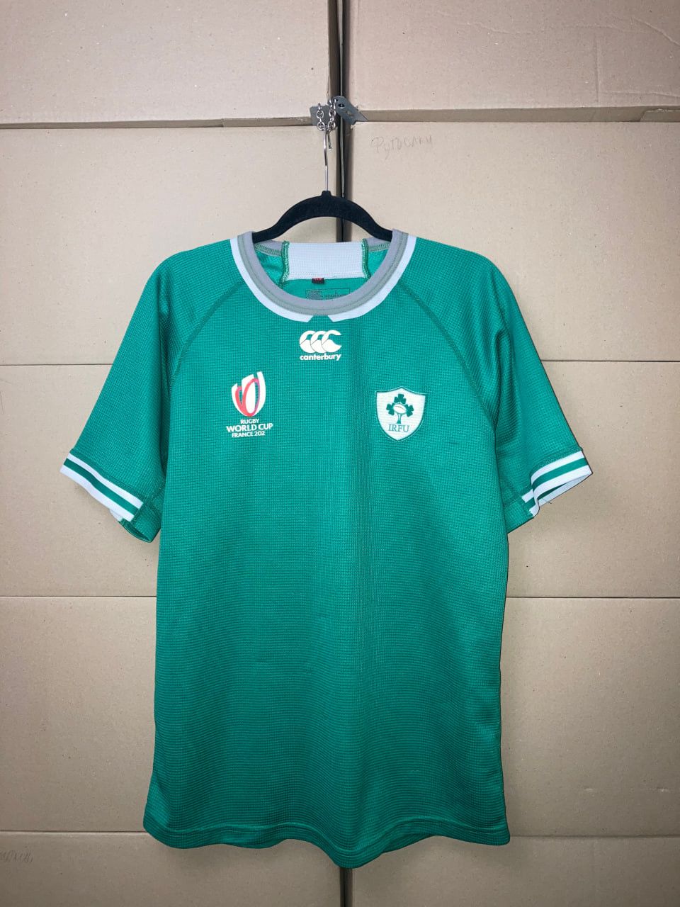 Canterbury of New Zealand CANTERBURY IRELAND NATIONAL RUGBY WORLD CUP 2023 JERSEY Size US L / EU 52-54 / 3 - 1 Thumbnail