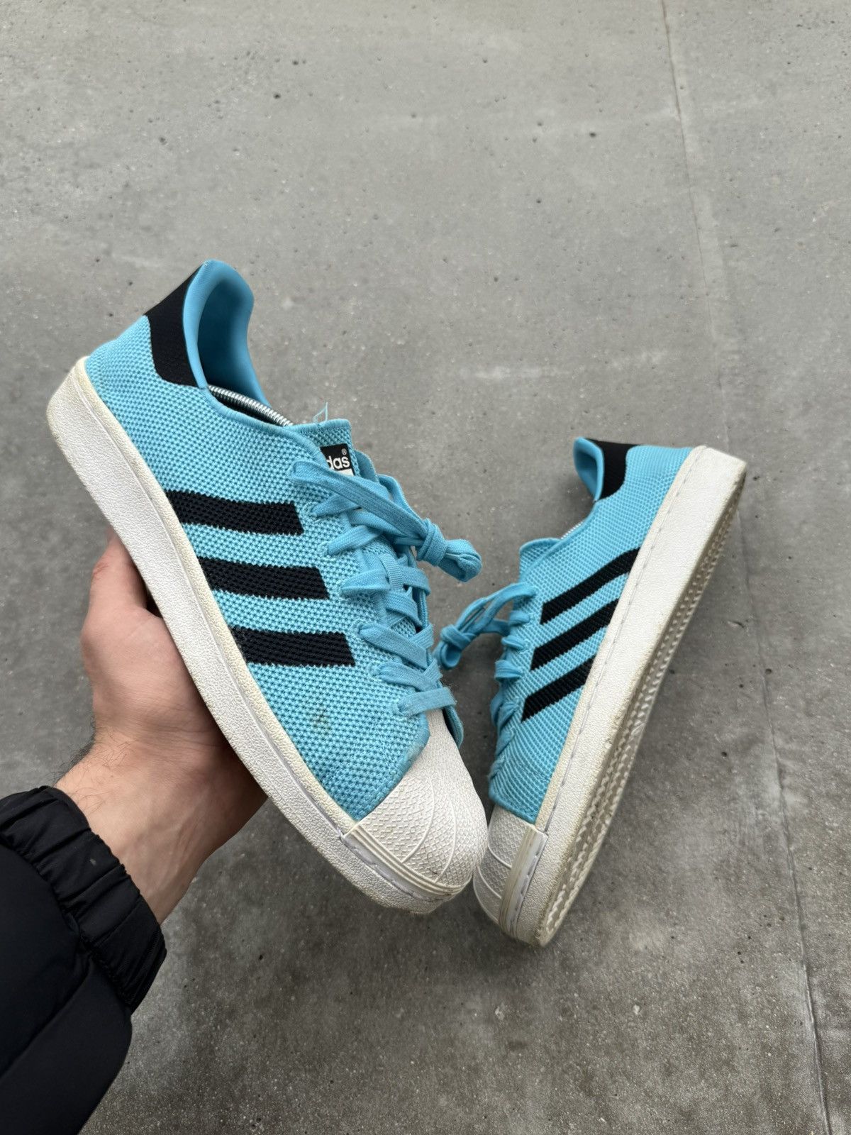 Adidas Adidas Super Star sneakers turquose Size US 9 / EU 42 - 1 Thumbnail