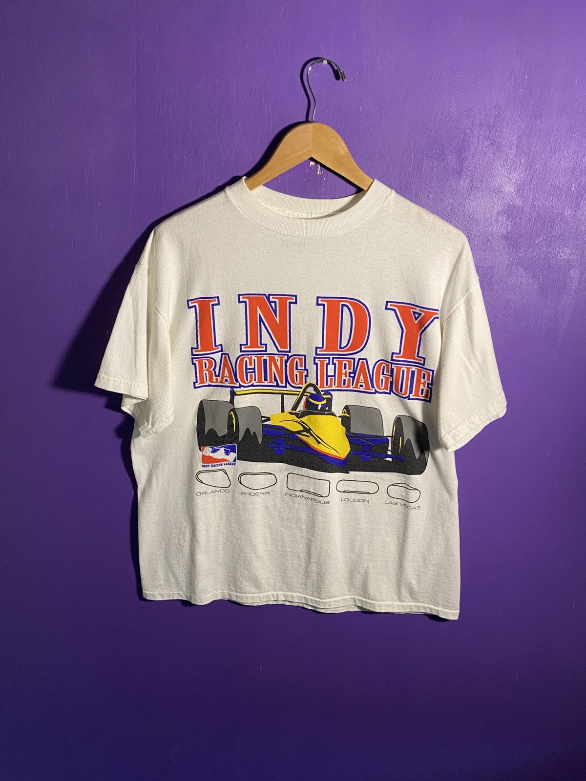 Other Vintage 90s Indy racing league race tracks t-shirt Size US L / EU 52-54 / 3 - 1 Thumbnail