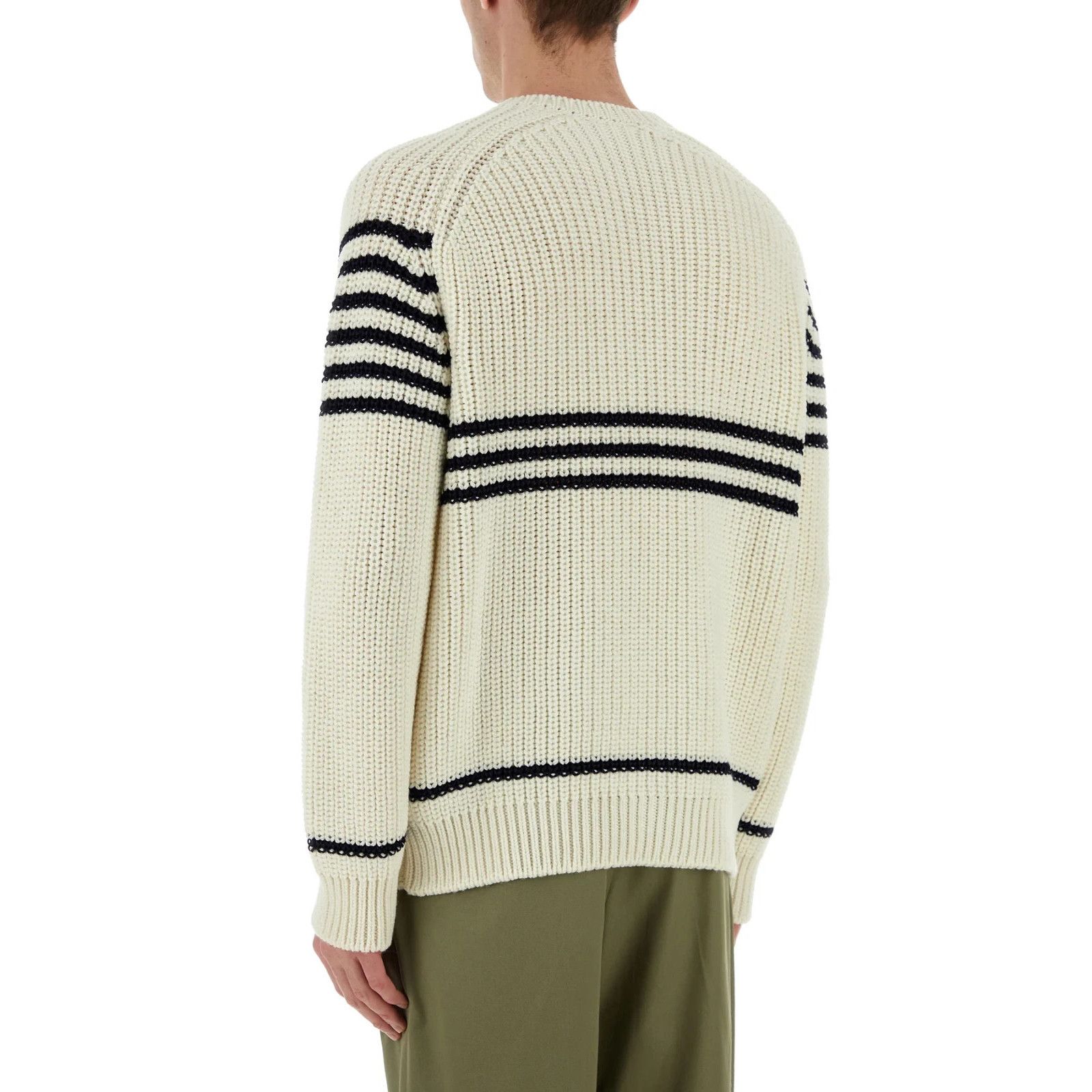Loewe LOEWE Ivory Wool Blend Sweater New & Authentic (Men's size:M Size US M / EU 48-50 / 2 - 4 Thumbnail