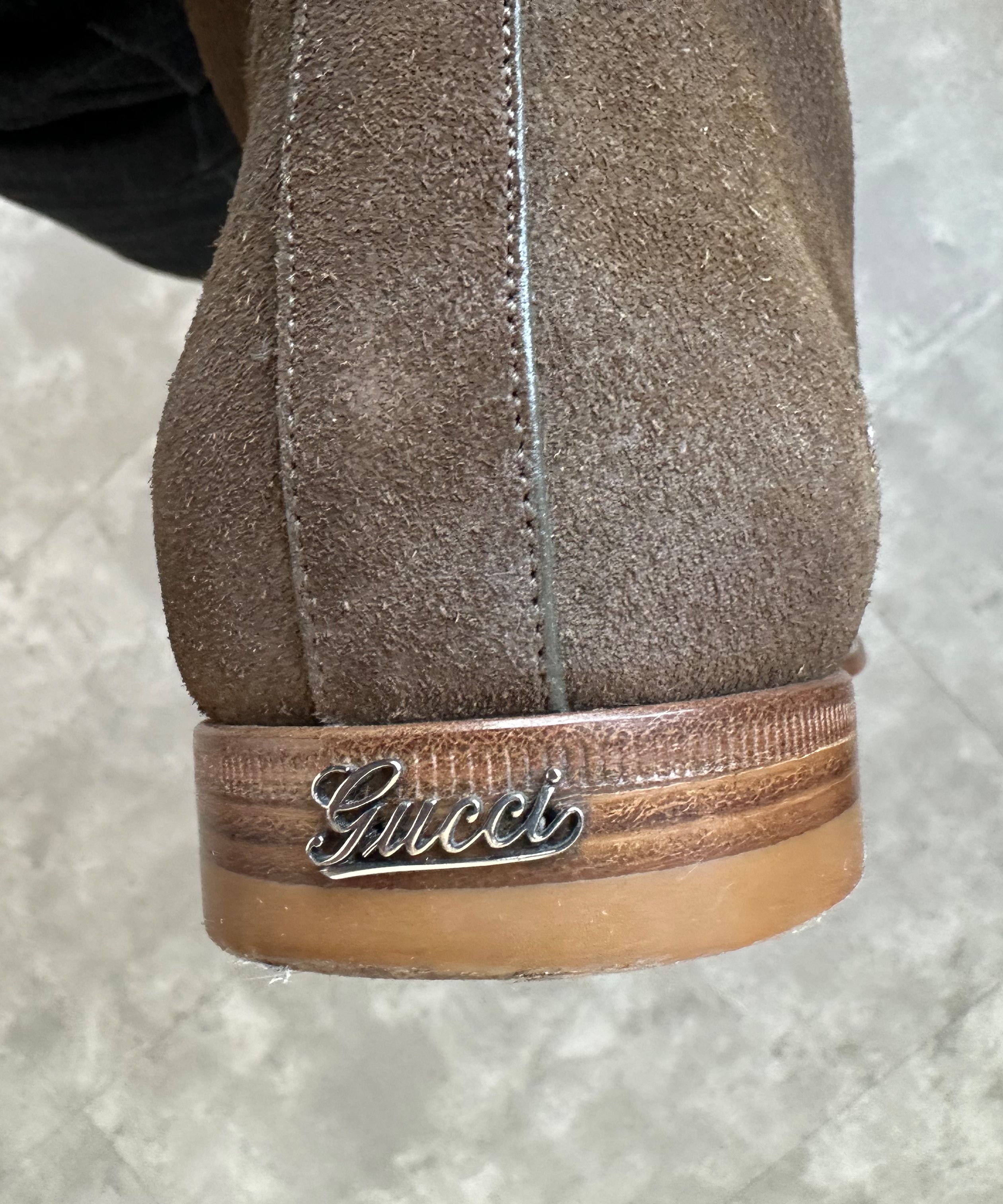 Gucci GUCCI Boots Suede Ankle Shoes Logo Brown Vintage Size US 10 / EU 43 - 8 Thumbnail