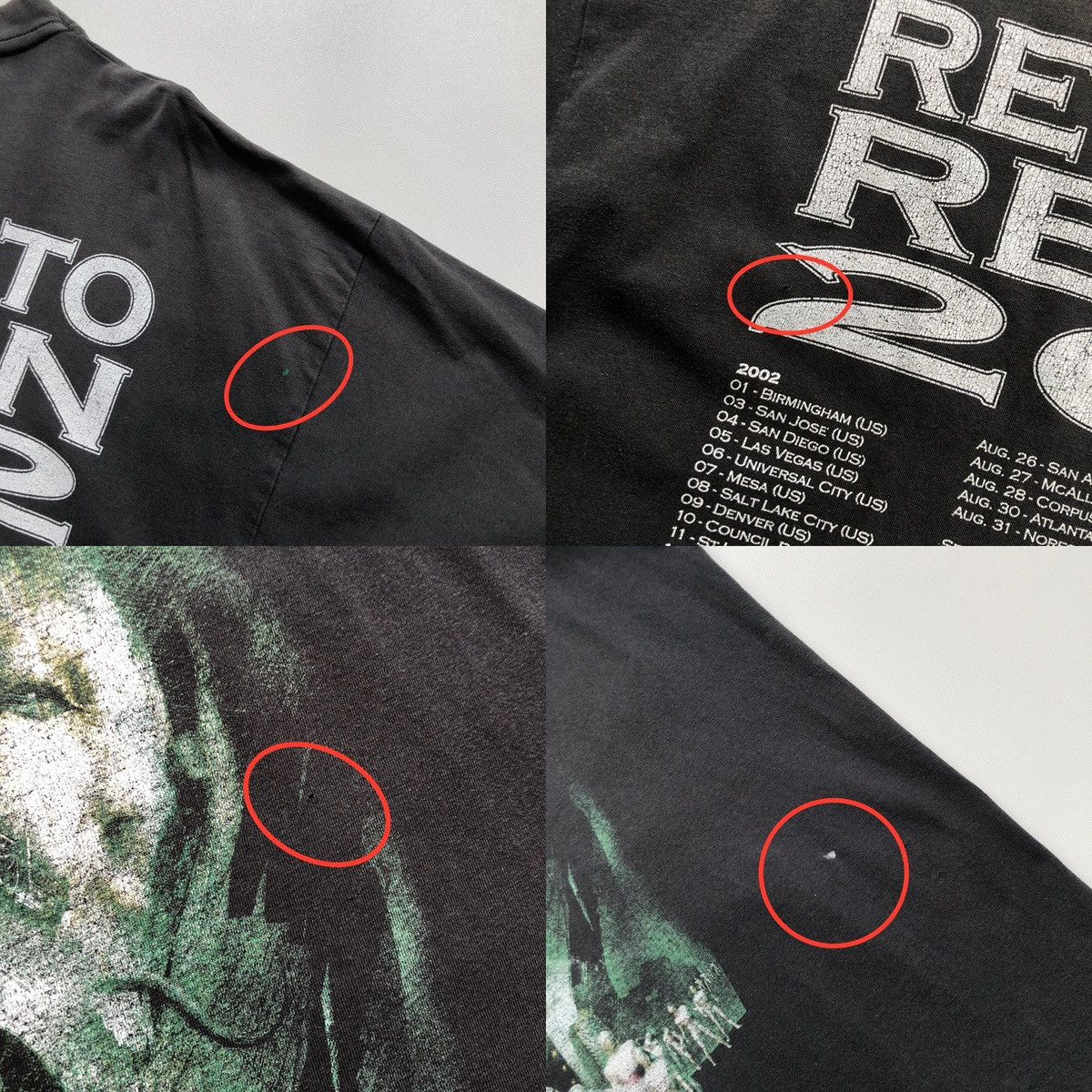 Band Tees In Flames Reroute Remain 2002 European Tour Vintage T-Shirt Size US XL / EU 56 / 4 - 11 Thumbnail