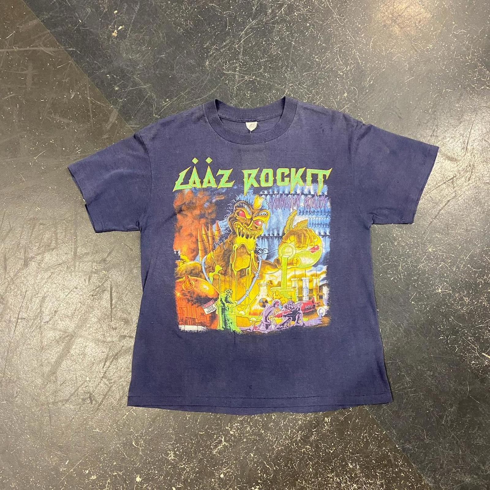 Band Tees 1989 Laaz Rocket Thrash Metal Band Tee Size US L / EU 52-54 / 3 - 4 Thumbnail