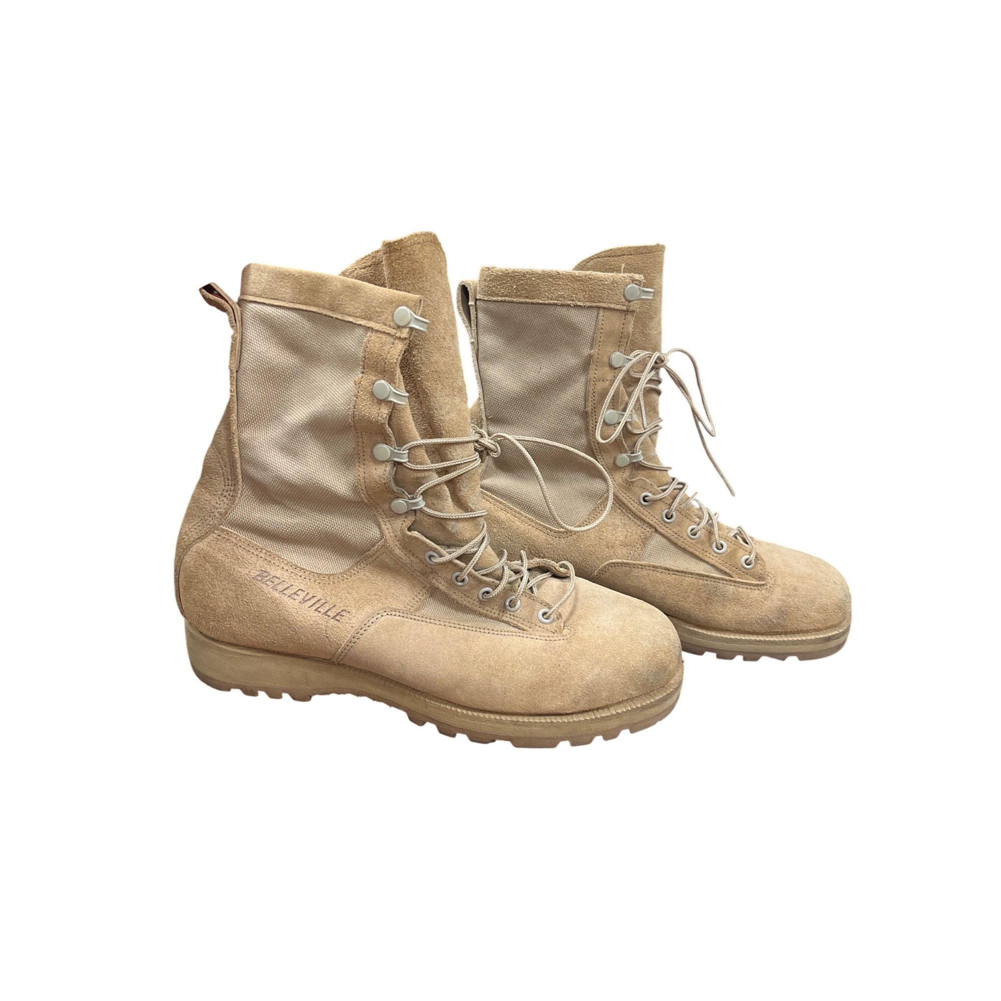 Belleville Belleville GoreTex mens tan para troop mid calf leather boot Size US 11.5 / EU 44-45 - 3 Thumbnail