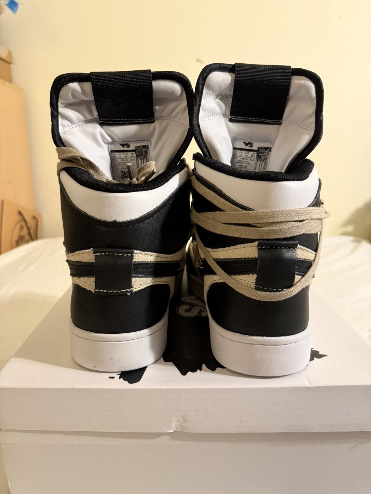 Rick Owens VOGALSTAND Vogal 1's Black 11 Size US 11 / EU 44 - 3 Thumbnail