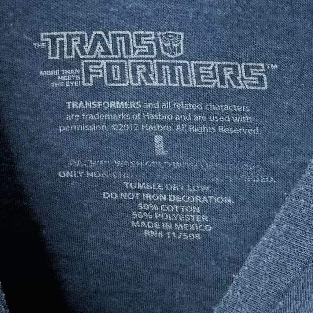 Transformers TRANSFORMERS Men's Blue Autobot Graphic Logo T-shirt Size L Size US L / EU 52-54 / 3 - 3 Thumbnail