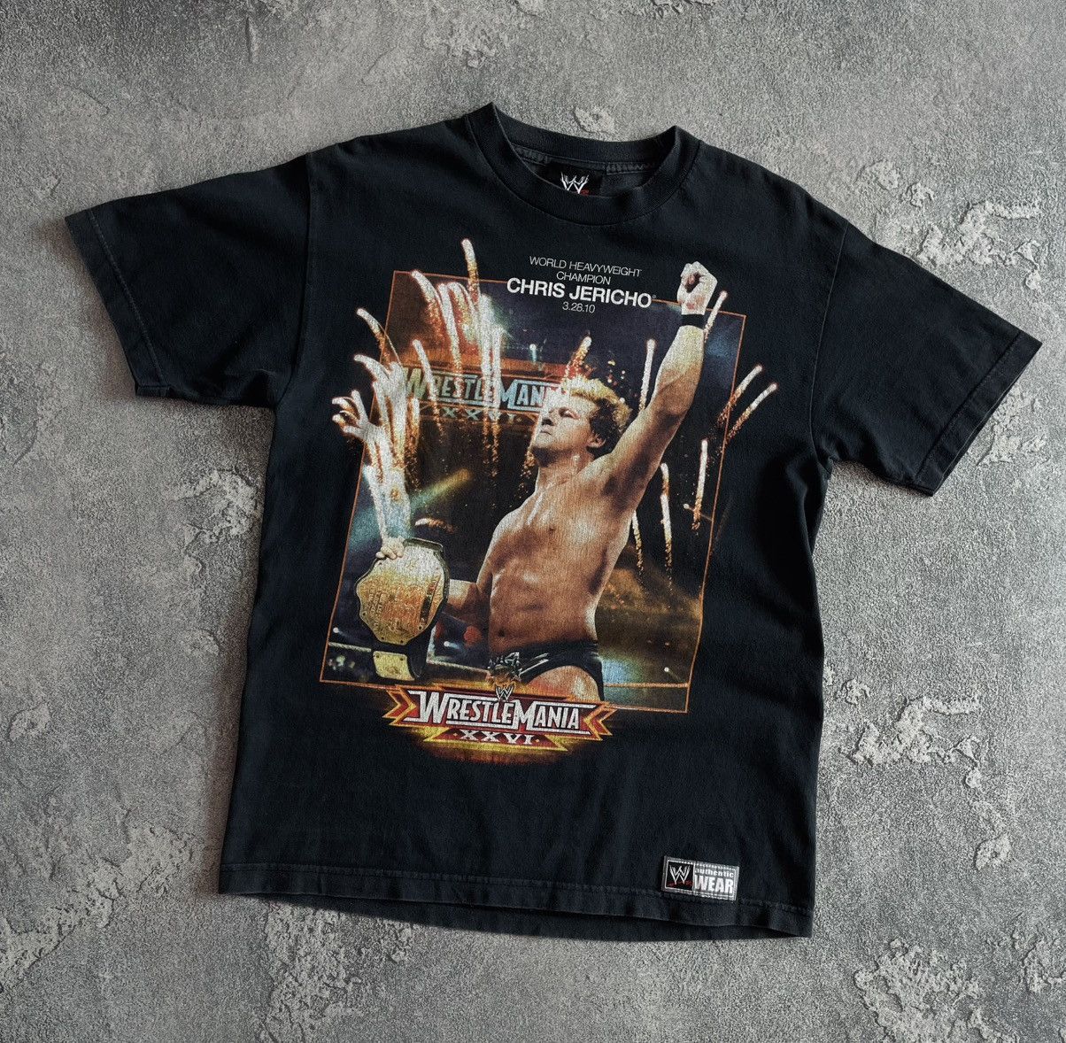 Vintage WWE WRESTLEMANIA Chris Jericho Vs Edge Men’s T-Shirt