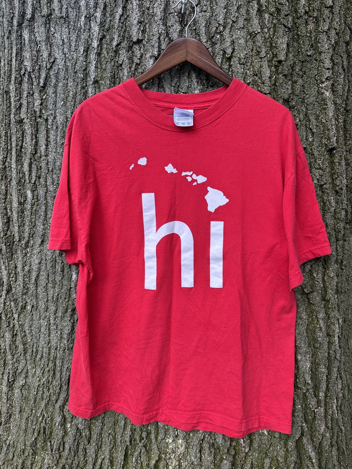 Vintage Vintage Hawaii Island Dimond Star Red Graphic T Shirt Size US XL / EU 56 / 4 - 1 Thumbnail
