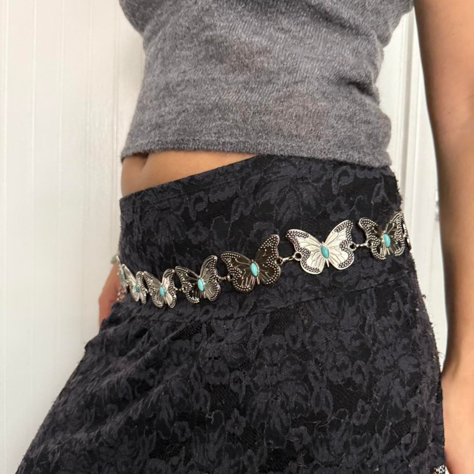 Other Cute butterfly metal boho western WMNS2 Size ONE SIZE - 2 Thumbnail