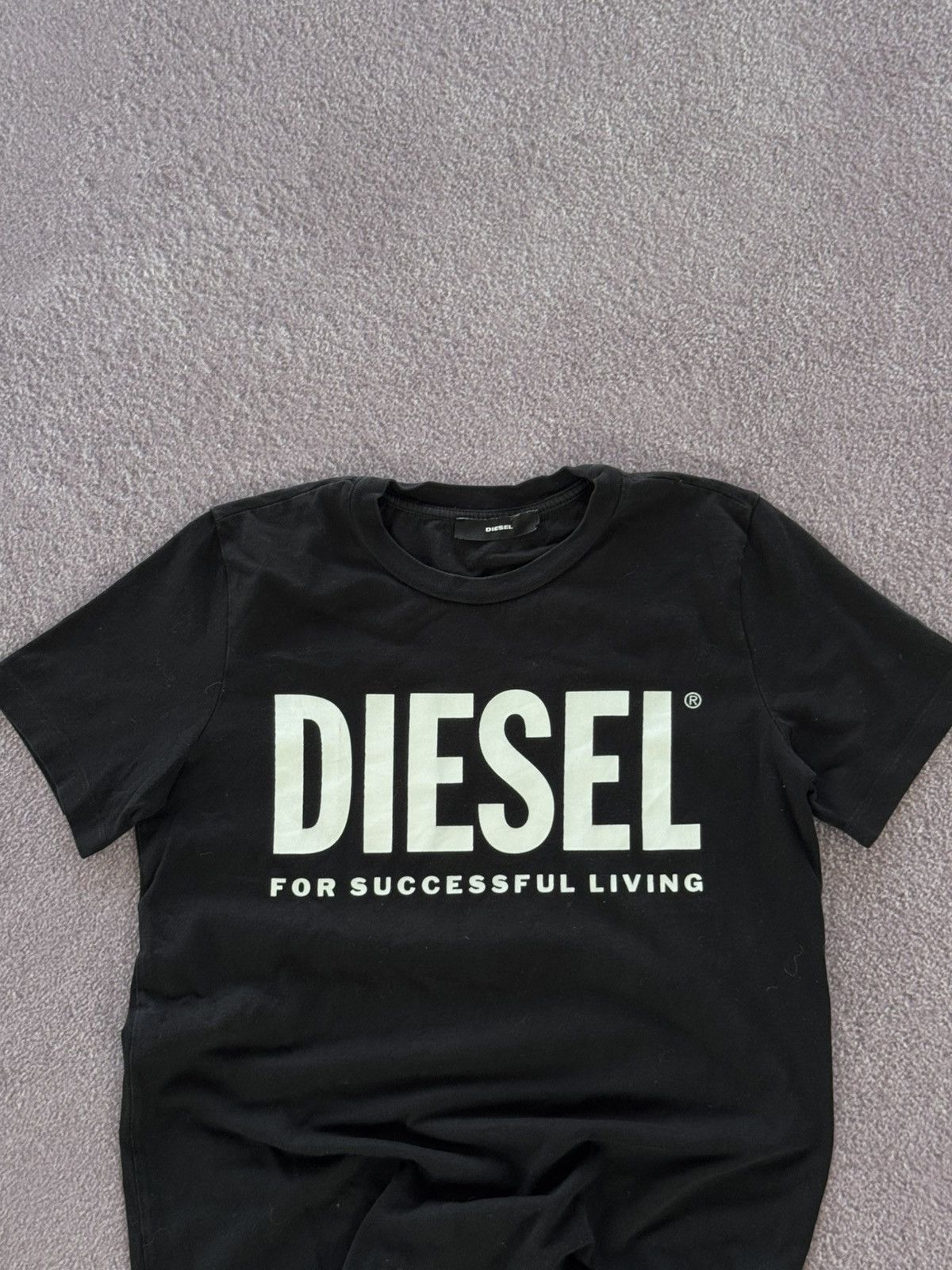Diesel Diesel Y2K 2020’s Glamour Big Logo Luxury T-Shirt Size M / US 6-8 / IT 42-44 - 2 Thumbnail