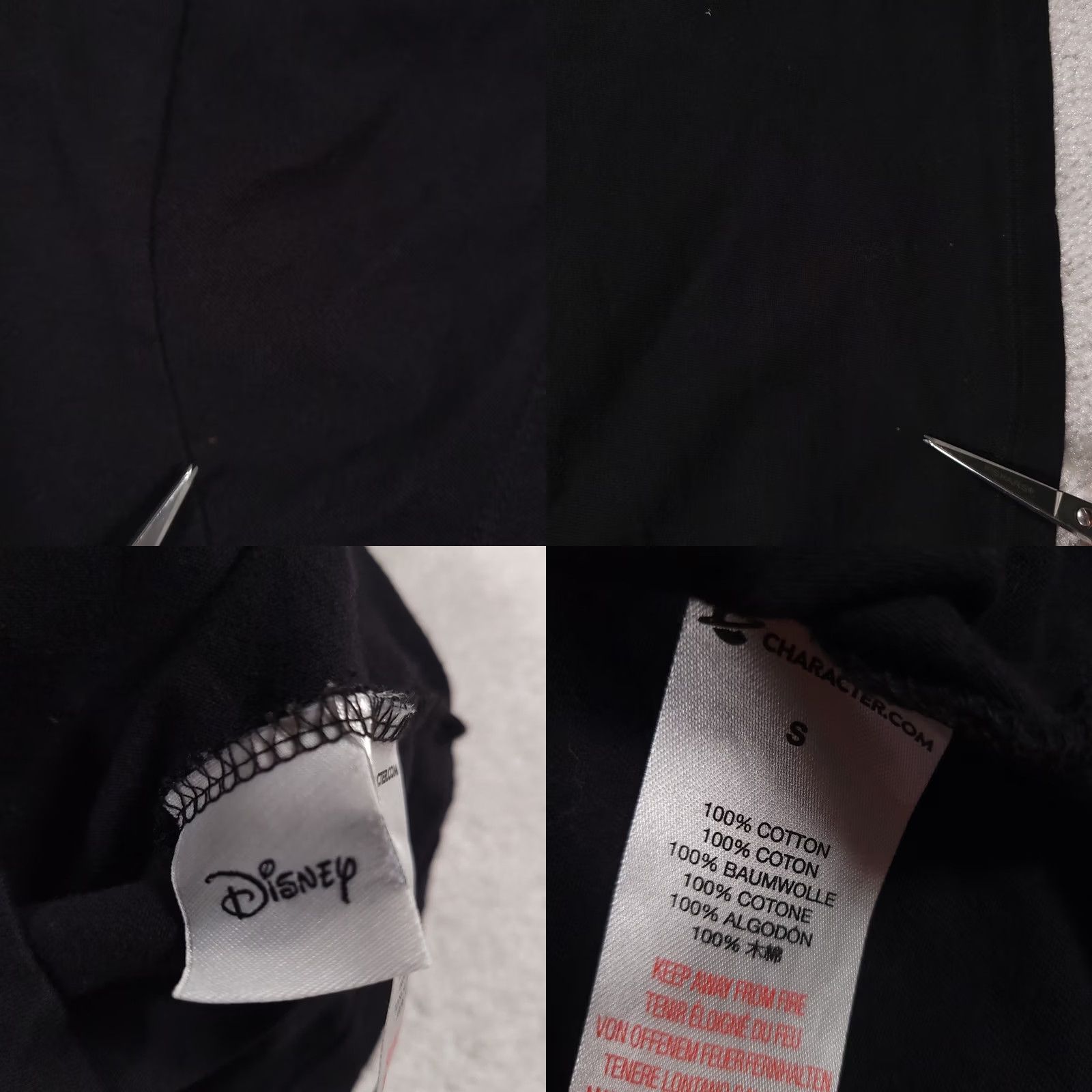 Disney Disney T-Shirt Women's Small Mickey Mouse Graphic Short Sleeve Pajama Top FLAW Size S / US 4 / IT 40 - 9 Thumbnail