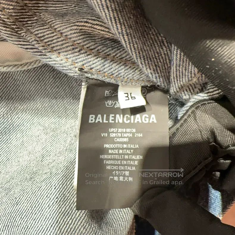 Balenciaga Balenciaga size 36 Graffiti denim jacket Size S / US 4 / IT 40 - 4 Thumbnail