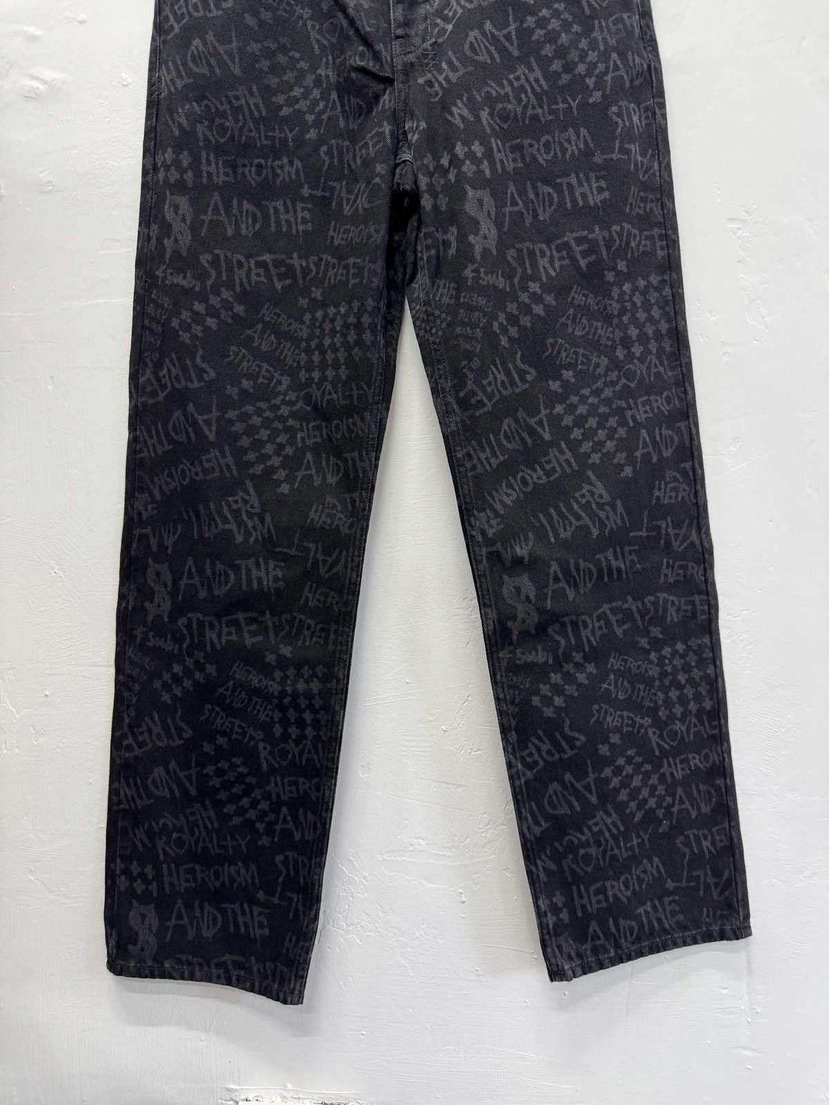 Ksubi new Ksubi mens denim jeans anti k black heroism print 32 Size US 32 / EU 48 - 3 Thumbnail