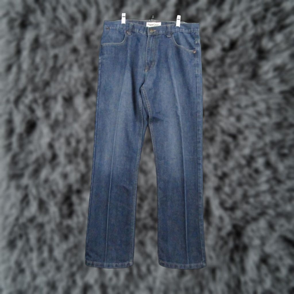 Denime VINTAGE Paper Denim & Cloth Jeans 36x32 Men's Blue Straight Comfort Fit Size US 36 / EU 52 - 1 Thumbnail