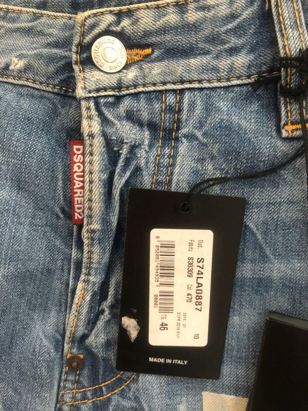 Dsquared2 Dsquared2 Distressed Patched Jeans Size 46 Size US 30 / EU 46 - 6 Thumbnail